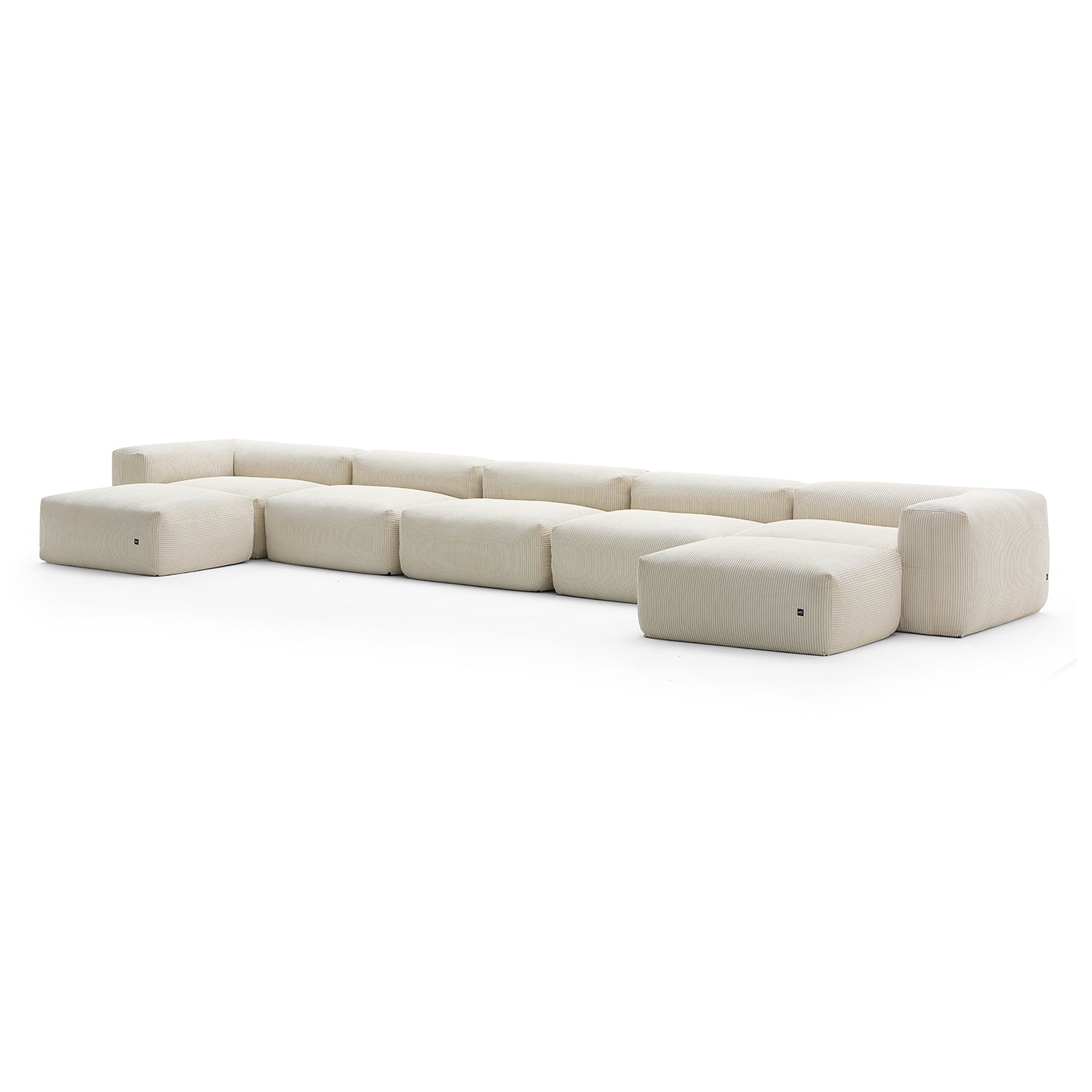 Mellow U Sectional with Ottoman - Mario Capasa