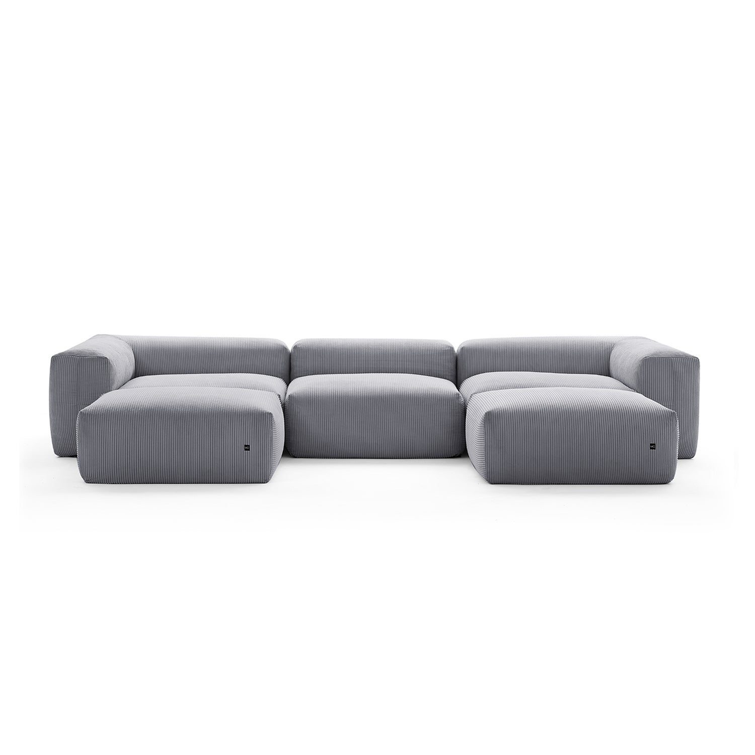 Mellow U Sectional with Ottoman - Mario Capasa