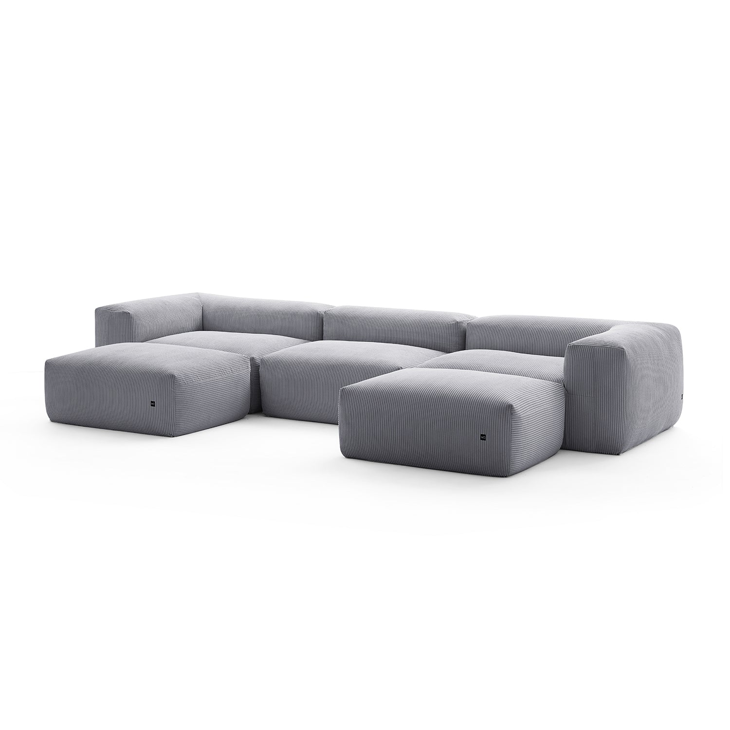 Mellow U Sectional with Ottoman - Mario Capasa