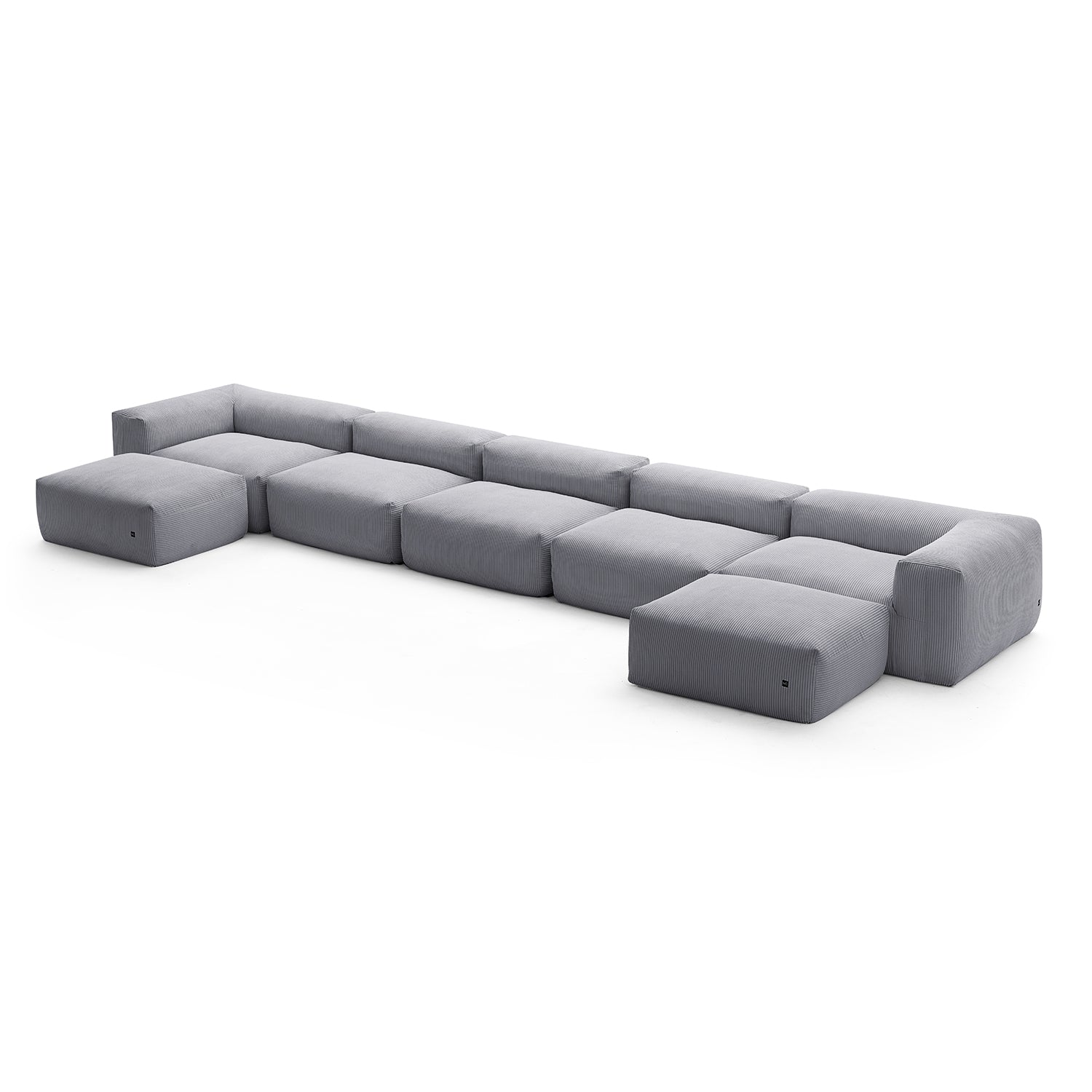 Mellow U Sectional with Ottoman - Mario Capasa