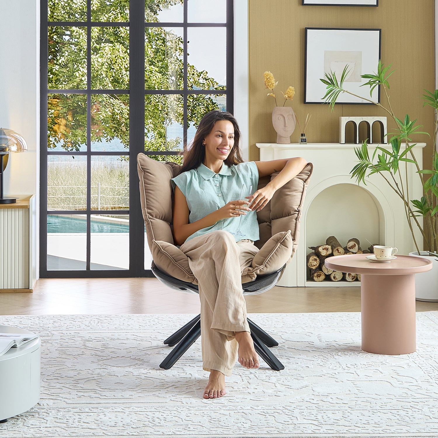 Giulio Swivel Chair - Mario Capasa