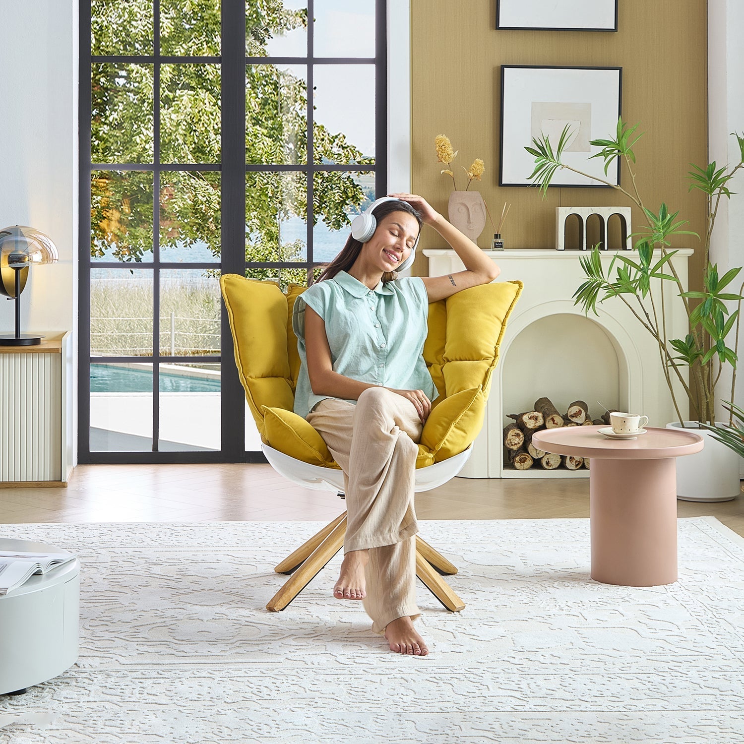 Giulio Swivel Chair - Mario Capasa