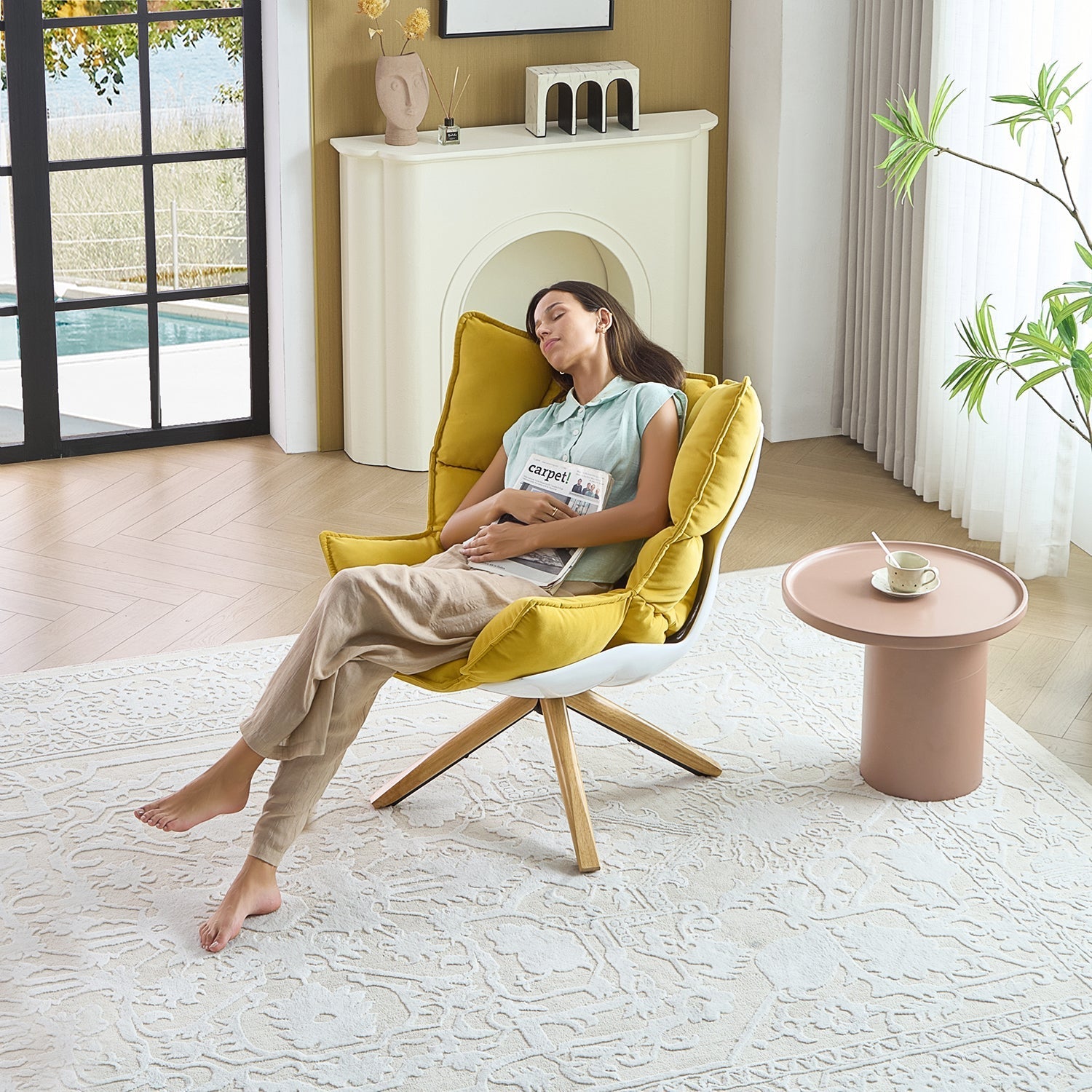 Giulio Swivel Chair - Mario Capasa