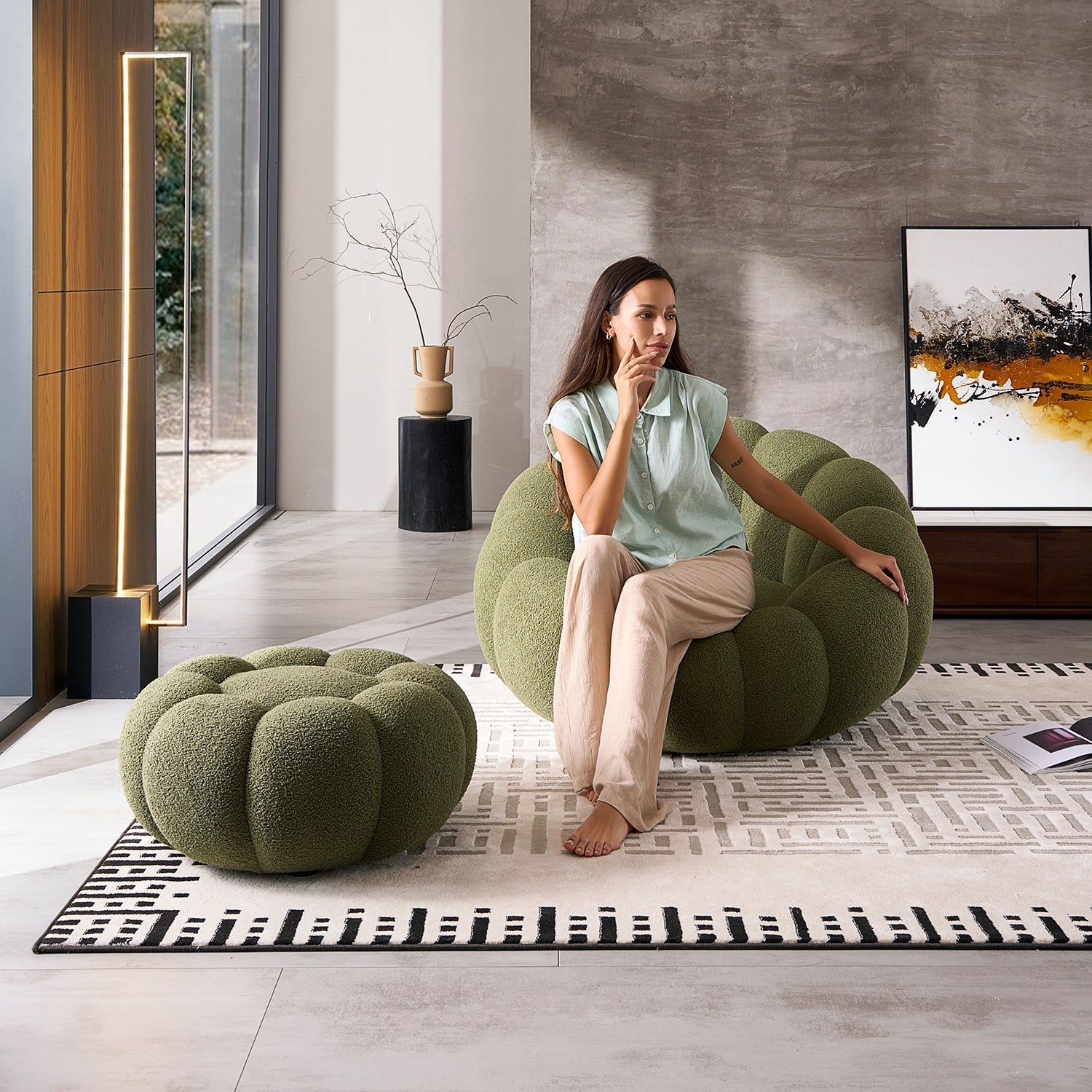 Pumpkin Accent Chair - Mario Capasa