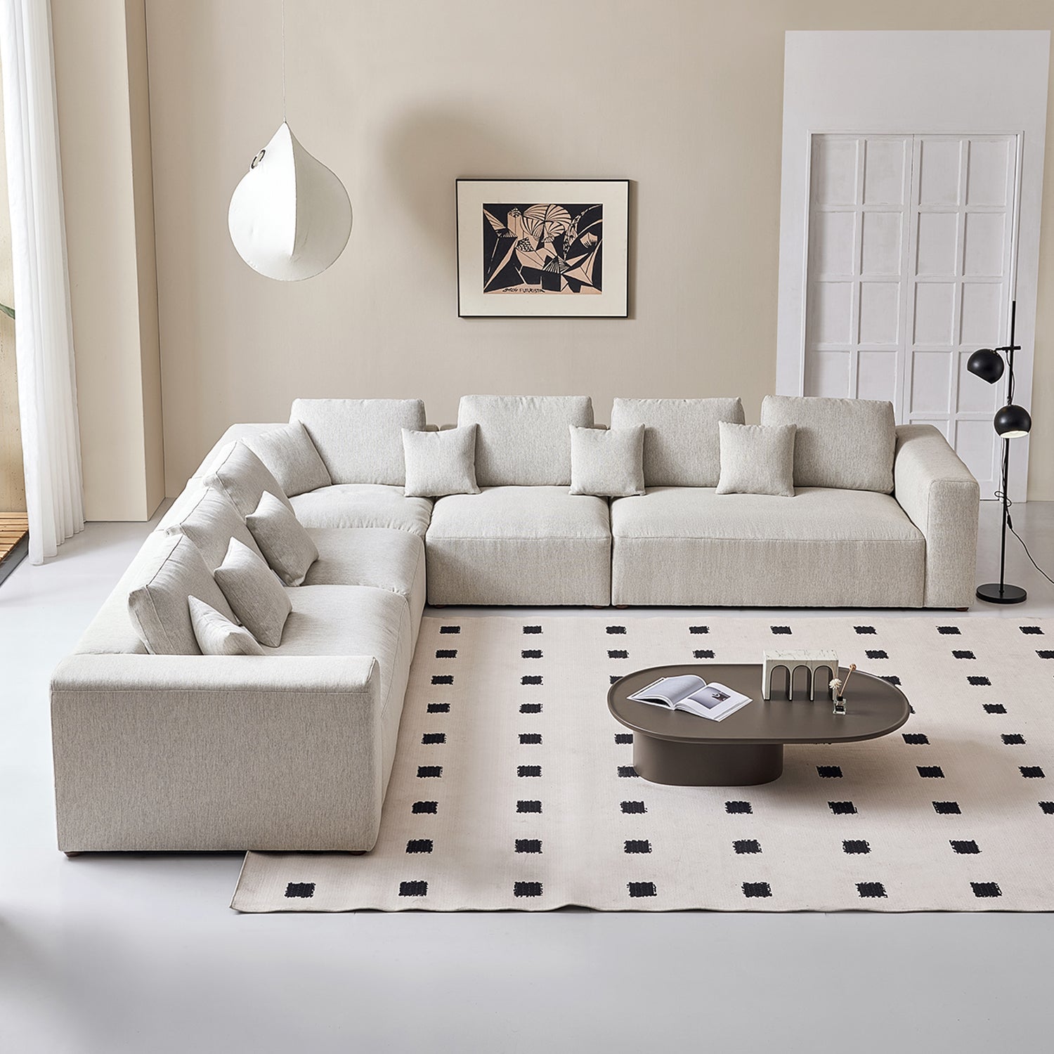 The 5th Closed L Sectional, sectional, Foundry | Valyou Furniture