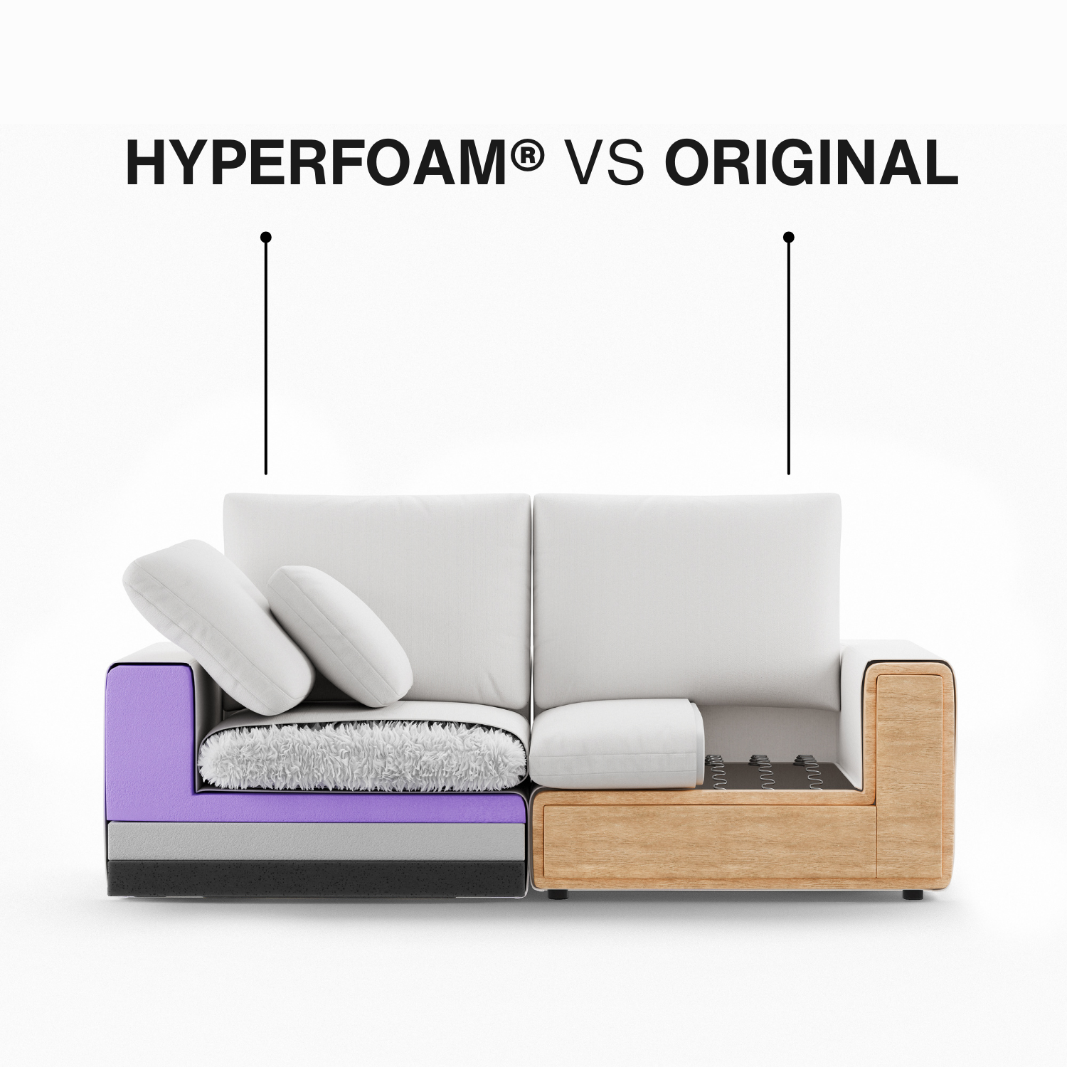 Tivoli Cloud Couch Armless Modular Seat - Mario Capasa