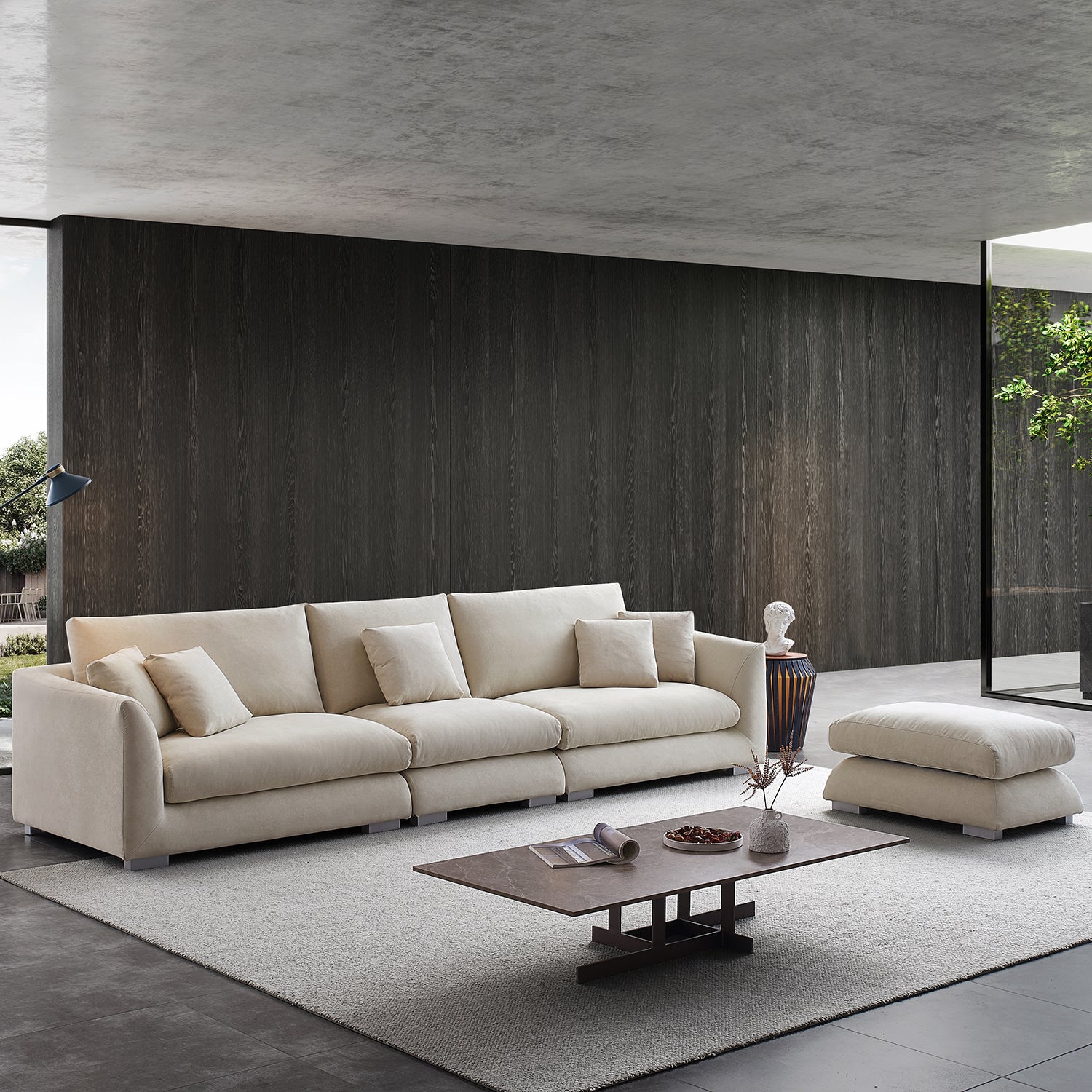 Feathers Sofa + Ottoman - Mario Capasa