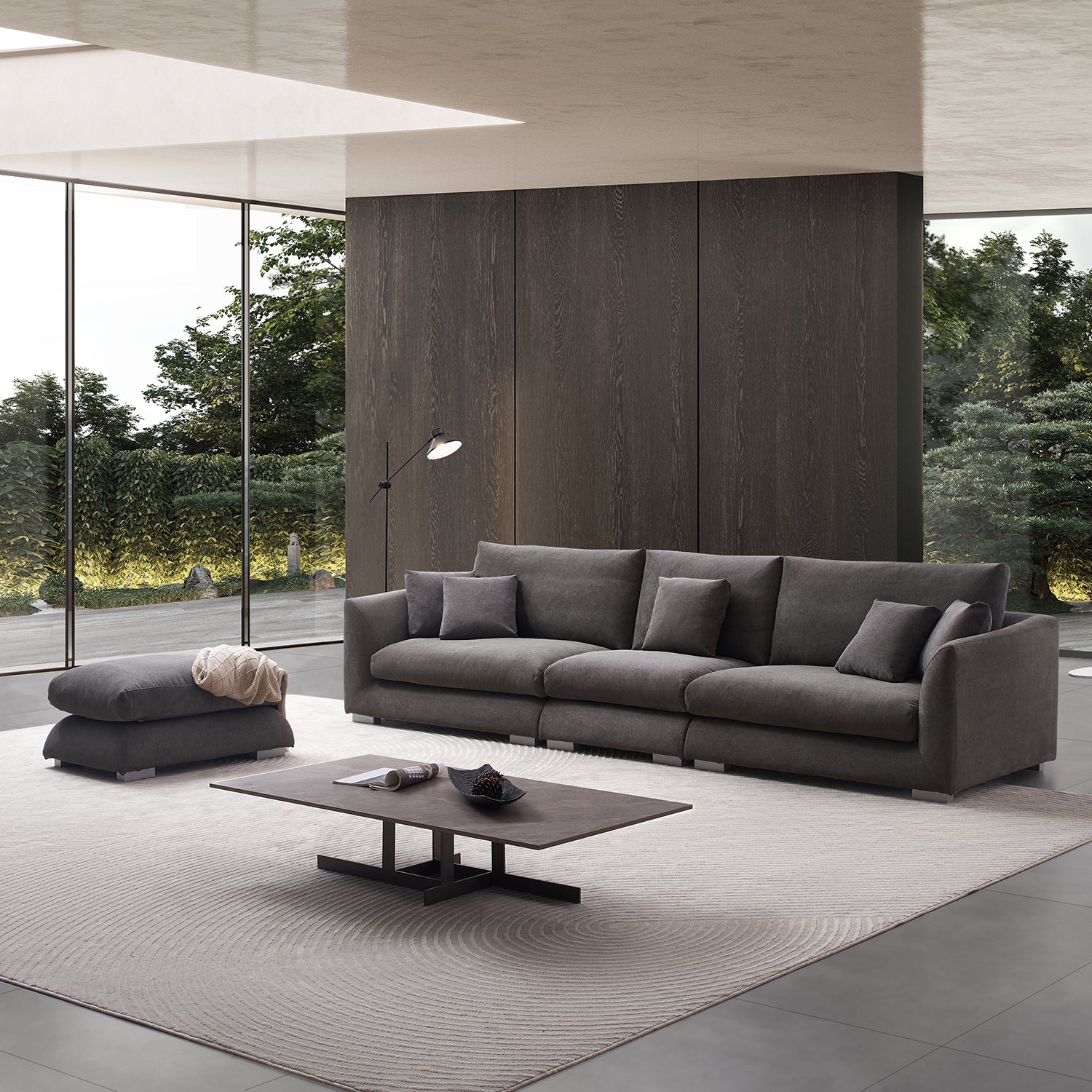 Feathers Sofa + Ottoman - Mario Capasa
