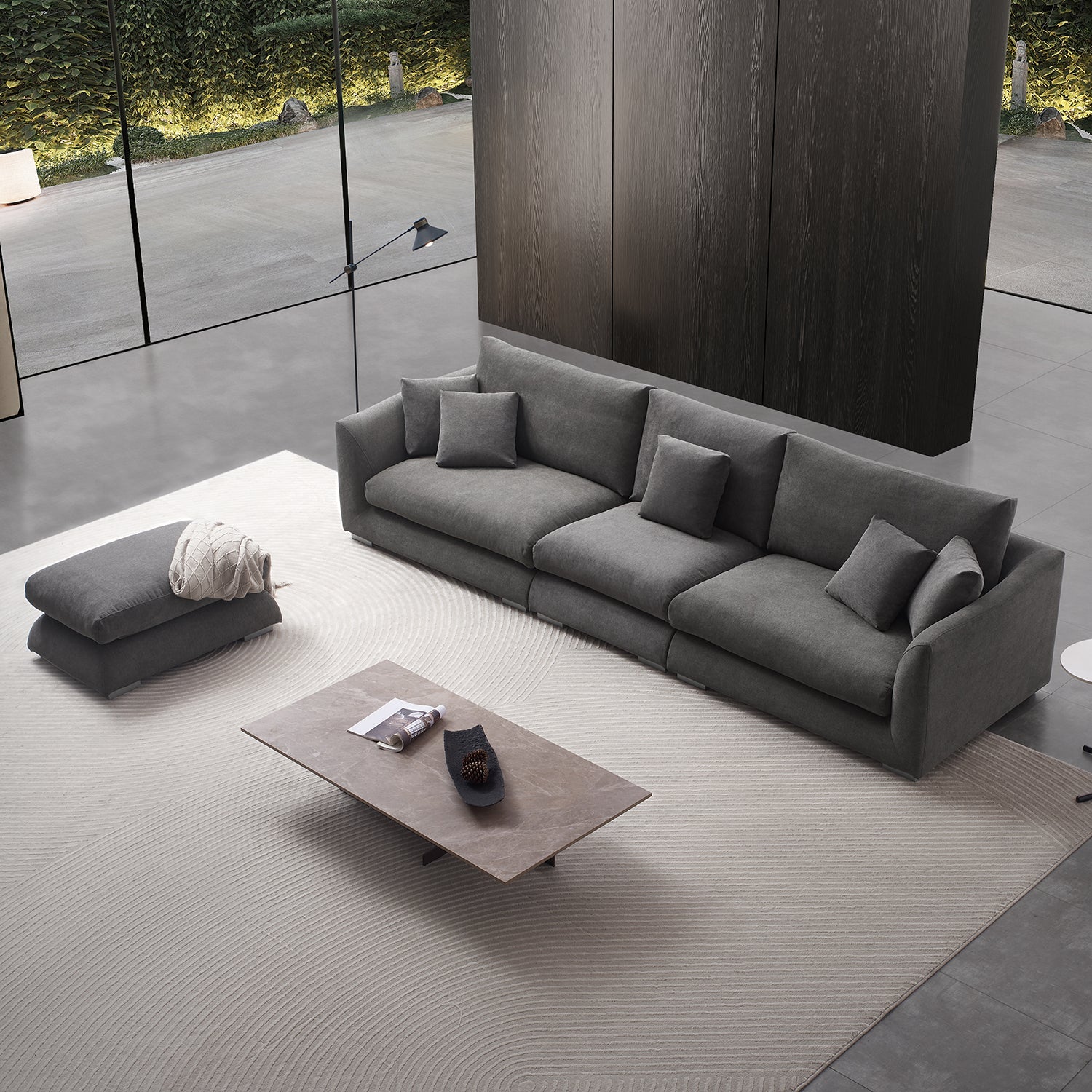 Feathers Sofa + Ottoman - Mario Capasa