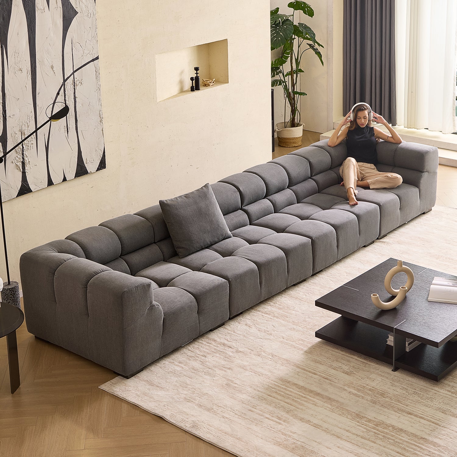 Amora Sofa High Arms