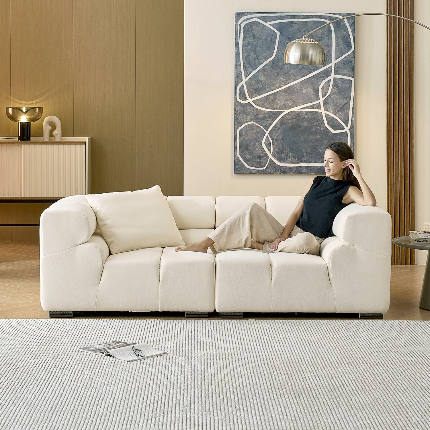 Amora Sofa High Arms