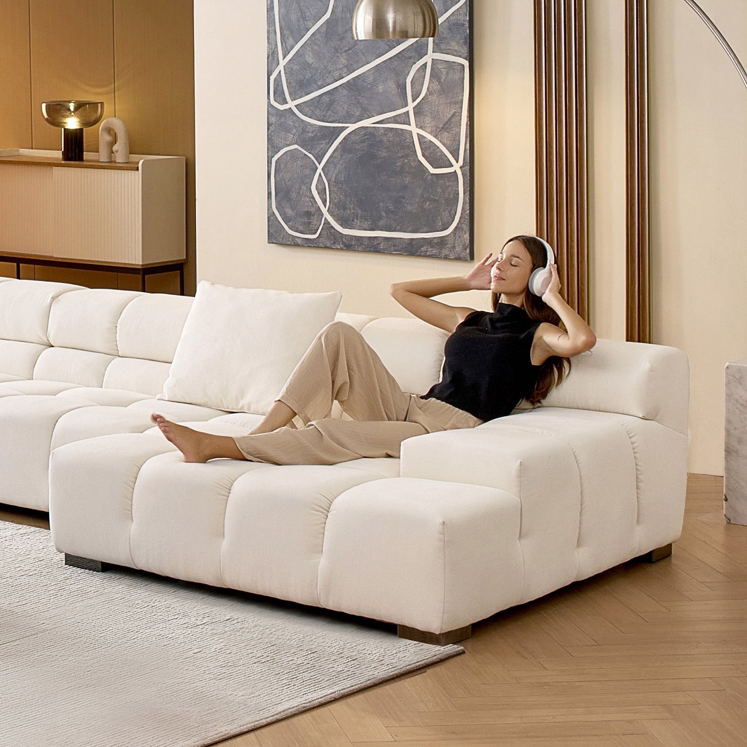 Amora U Sectional Low Arm - Mario Capasa