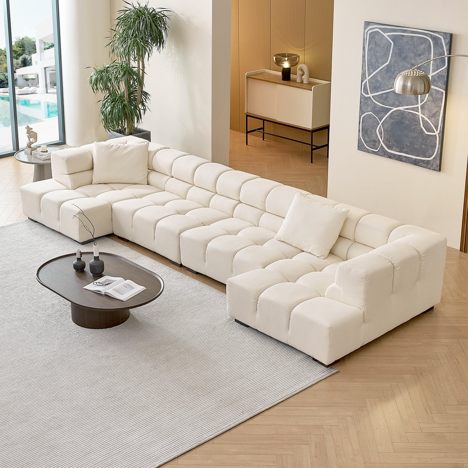 Amora U Sectional High Arm - Mario Capasa