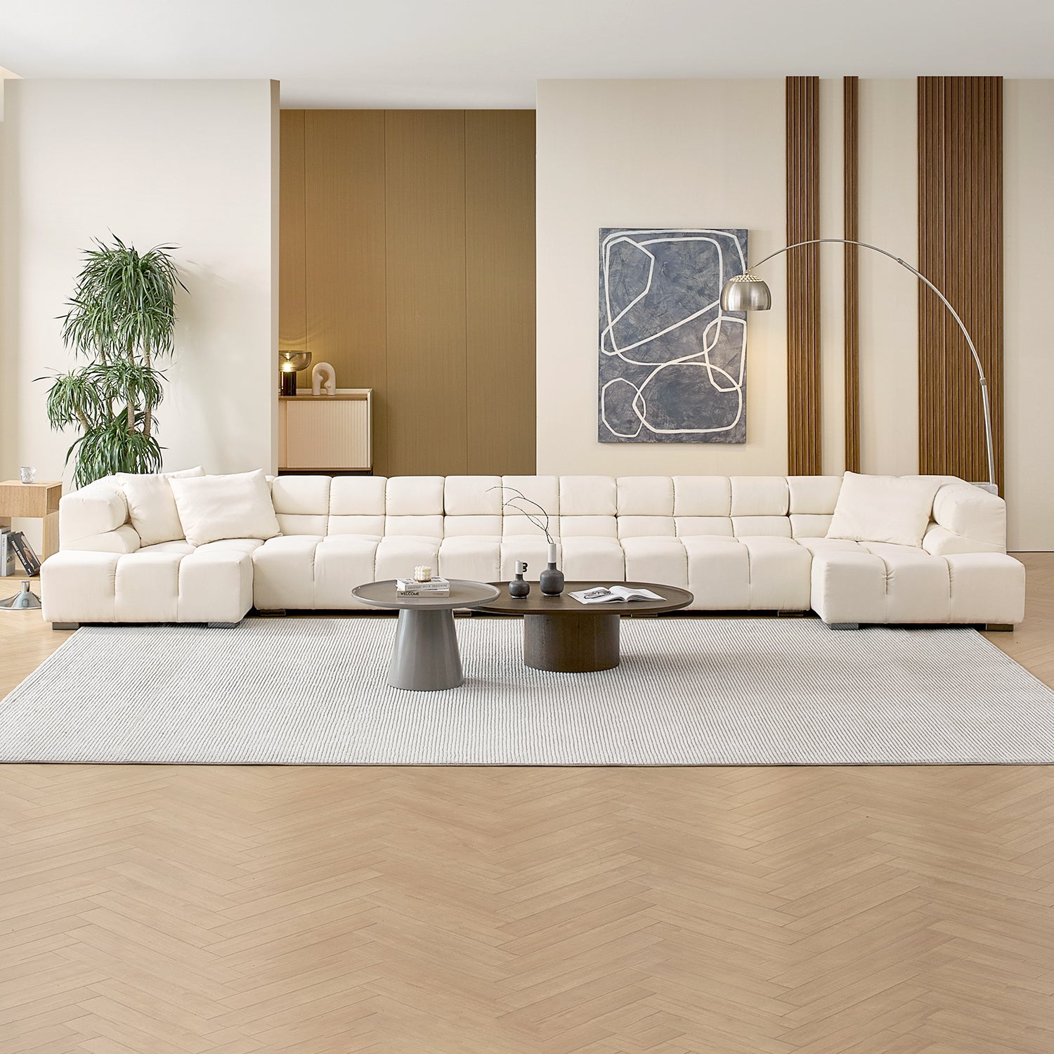 Amora U Sectional High Arm - Mario Capasa