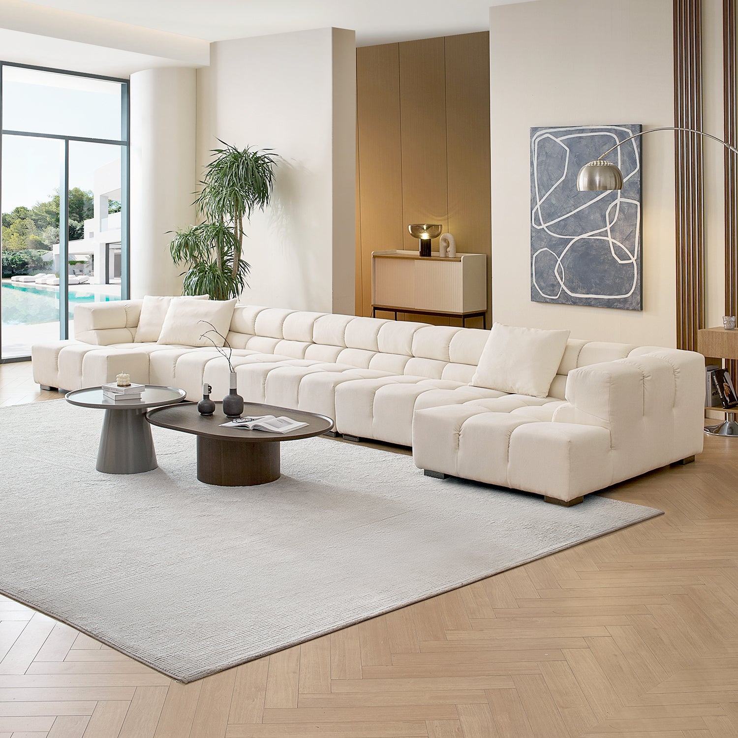 Amora U Sectional High Arm - Mario Capasa