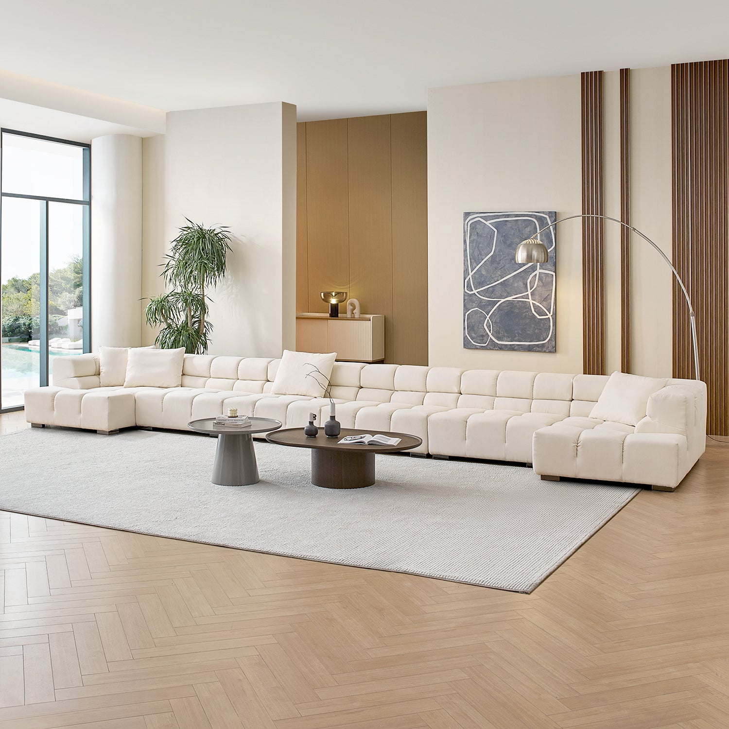 Amora U Sectional High Arm - Mario Capasa