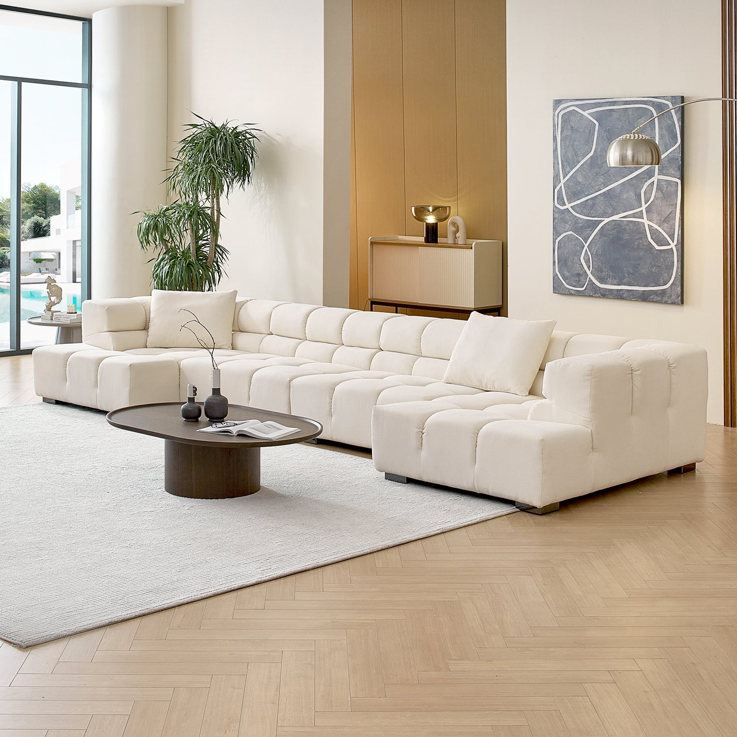 Amora U Sectional High Arm - Mario Capasa