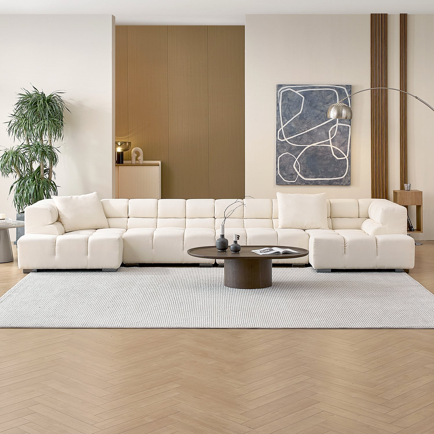 Amora U Sectional High Arm - Mario Capasa