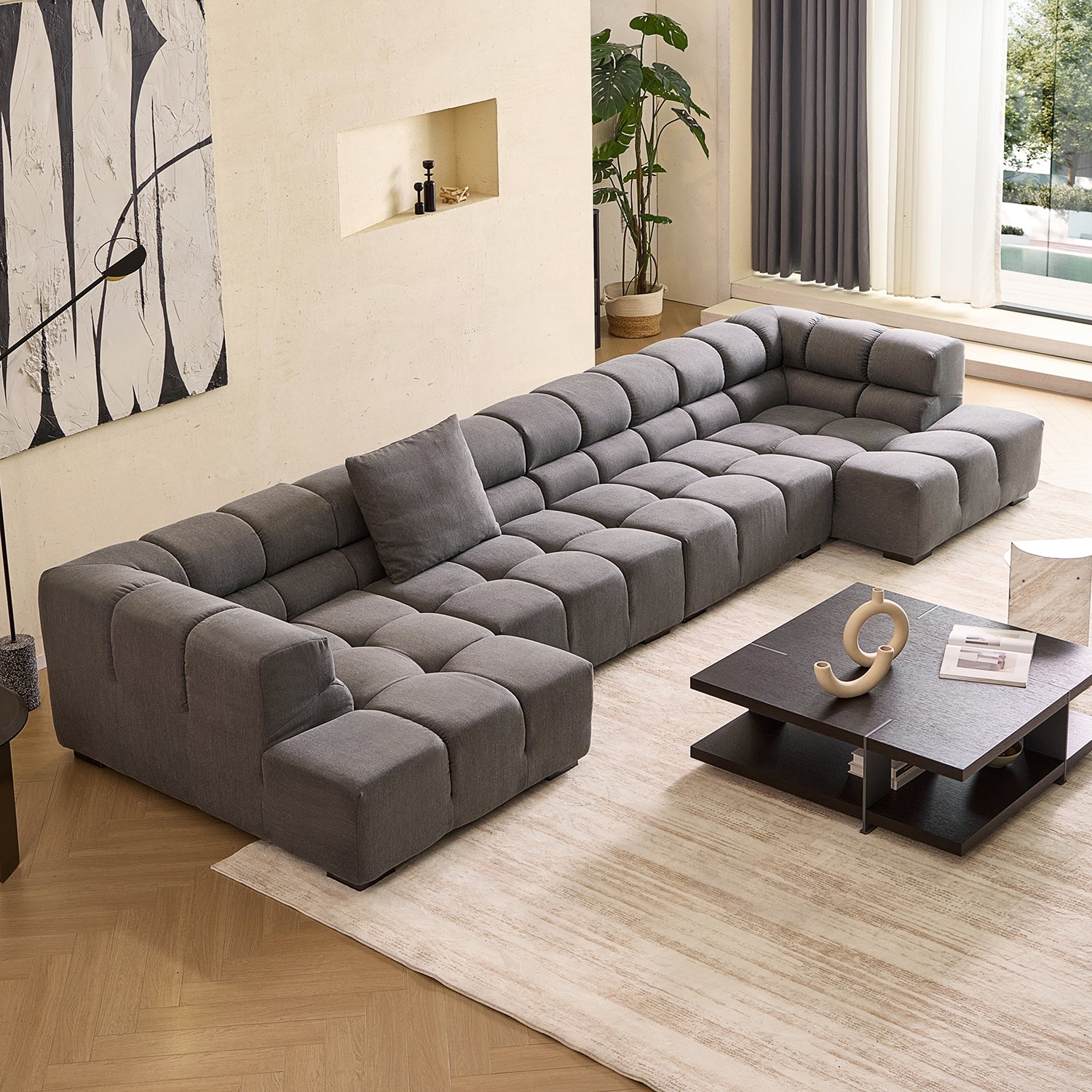 Amora U Sectional High Arm - Mario Capasa
