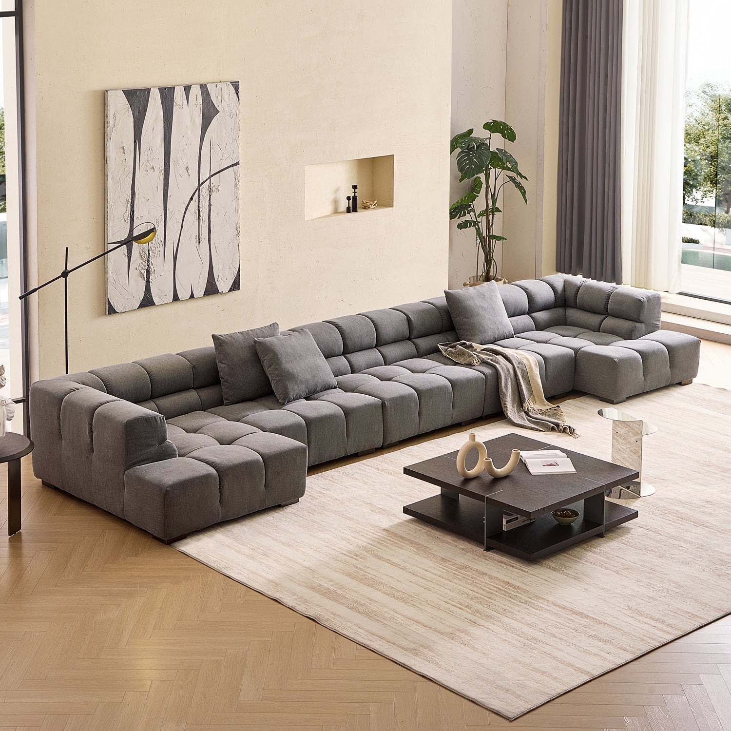 Amora U Sectional High Arm - Mario Capasa
