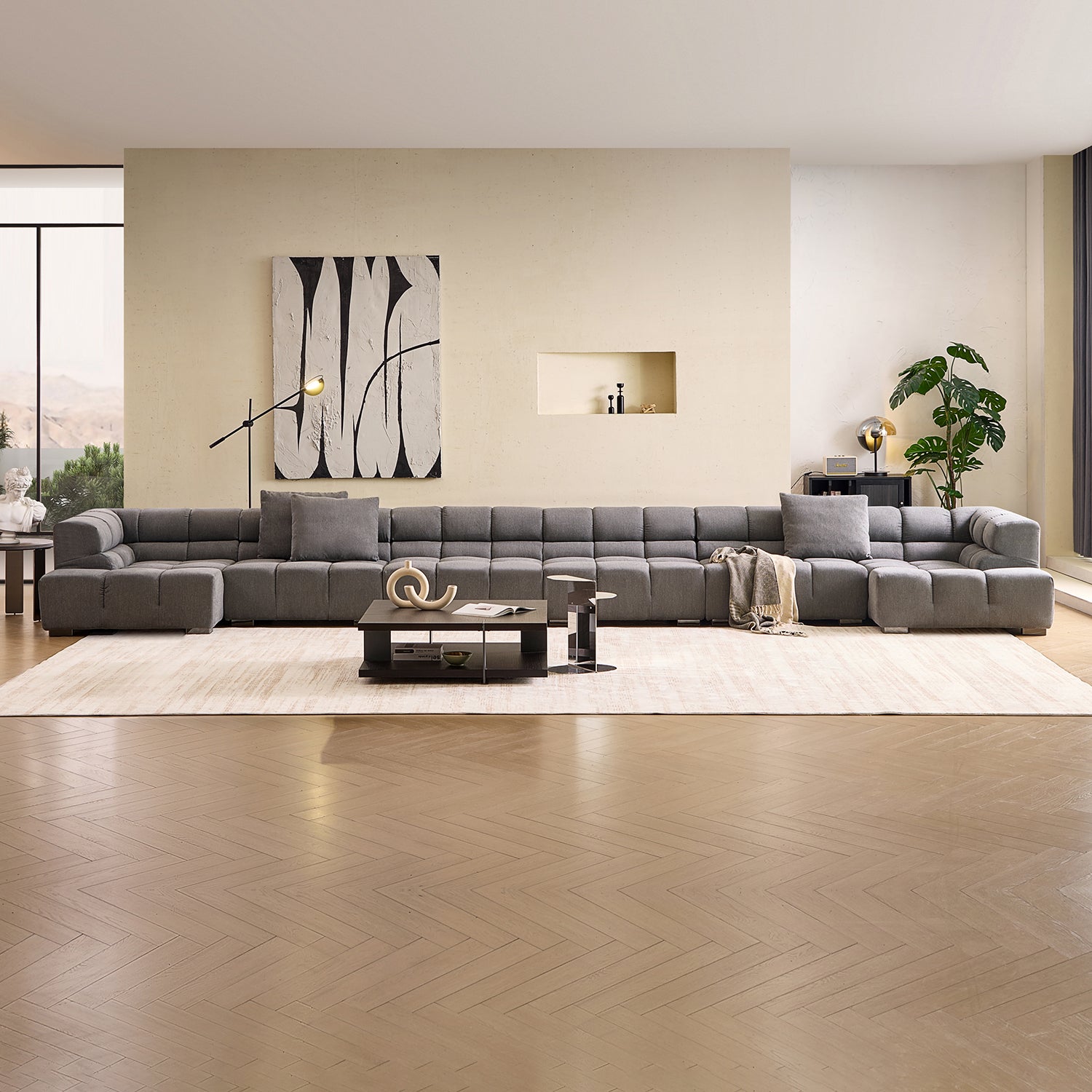 Amora U Sectional High Arm - Mario Capasa