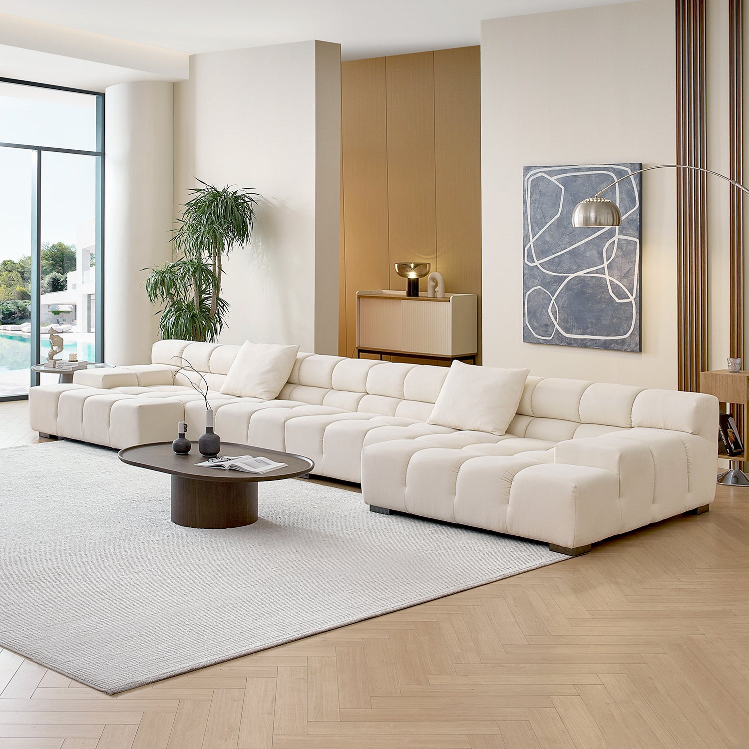 Amora U Sectional Low Arm - Mario Capasa