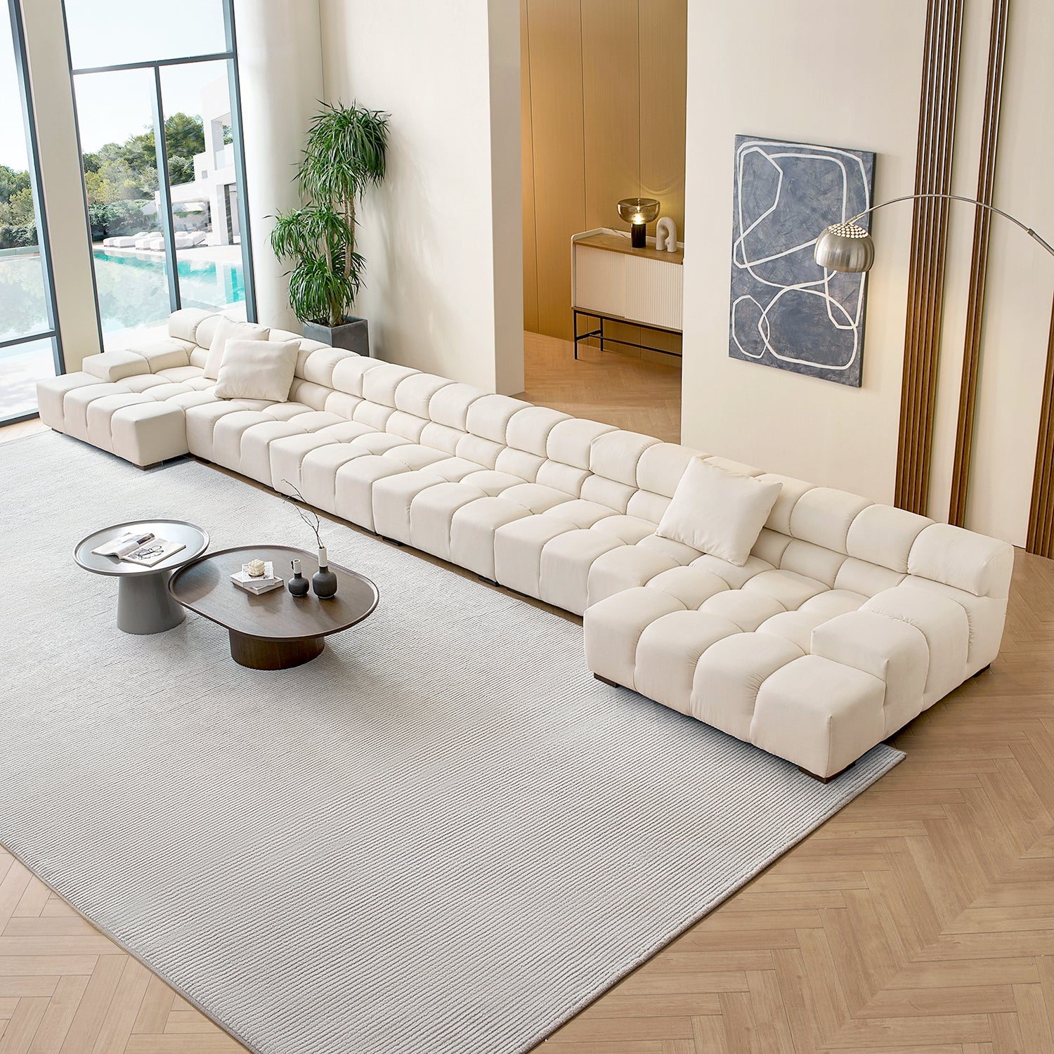 Amora U Sectional Low Arm - Mario Capasa
