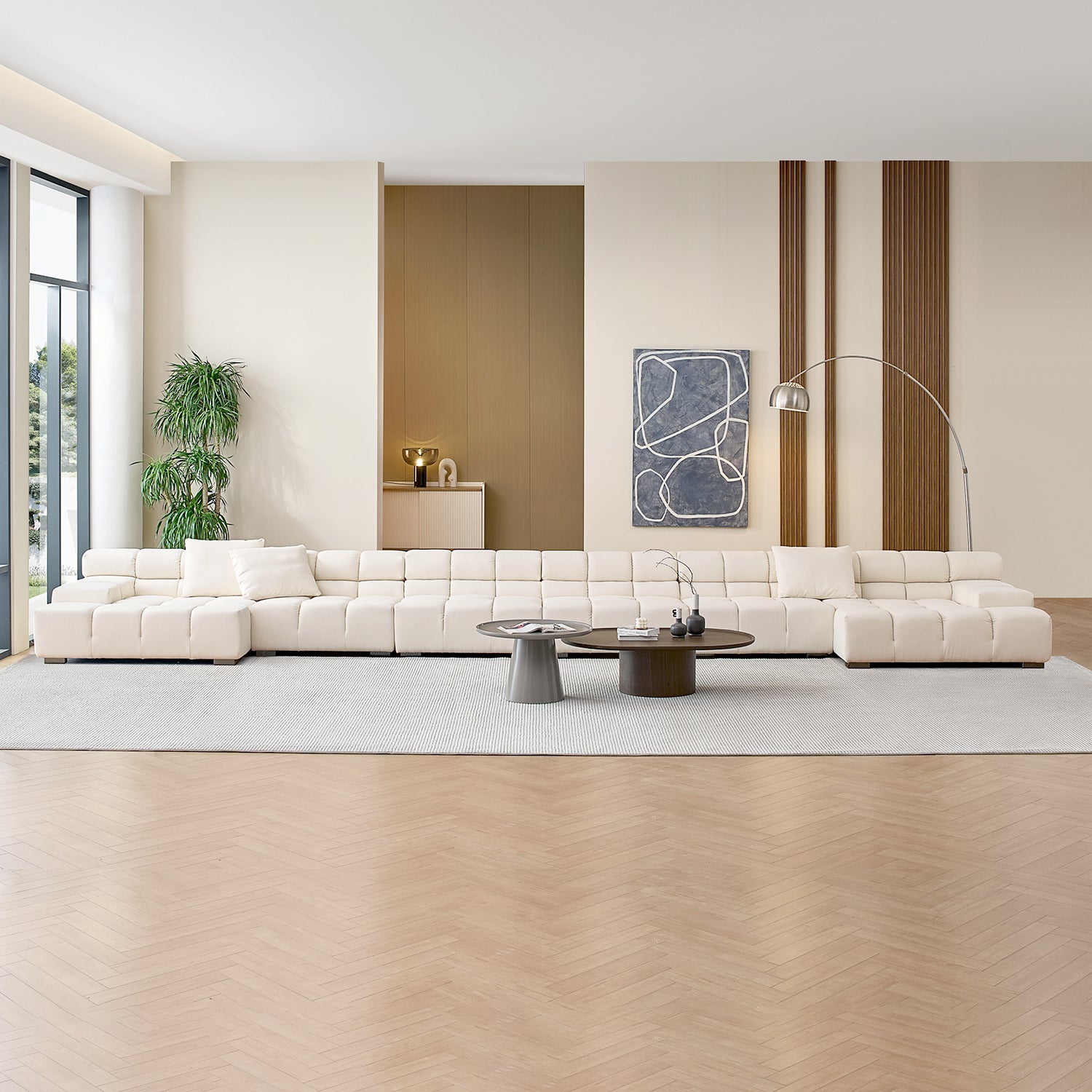 Amora U Sectional Low Arm - Mario Capasa