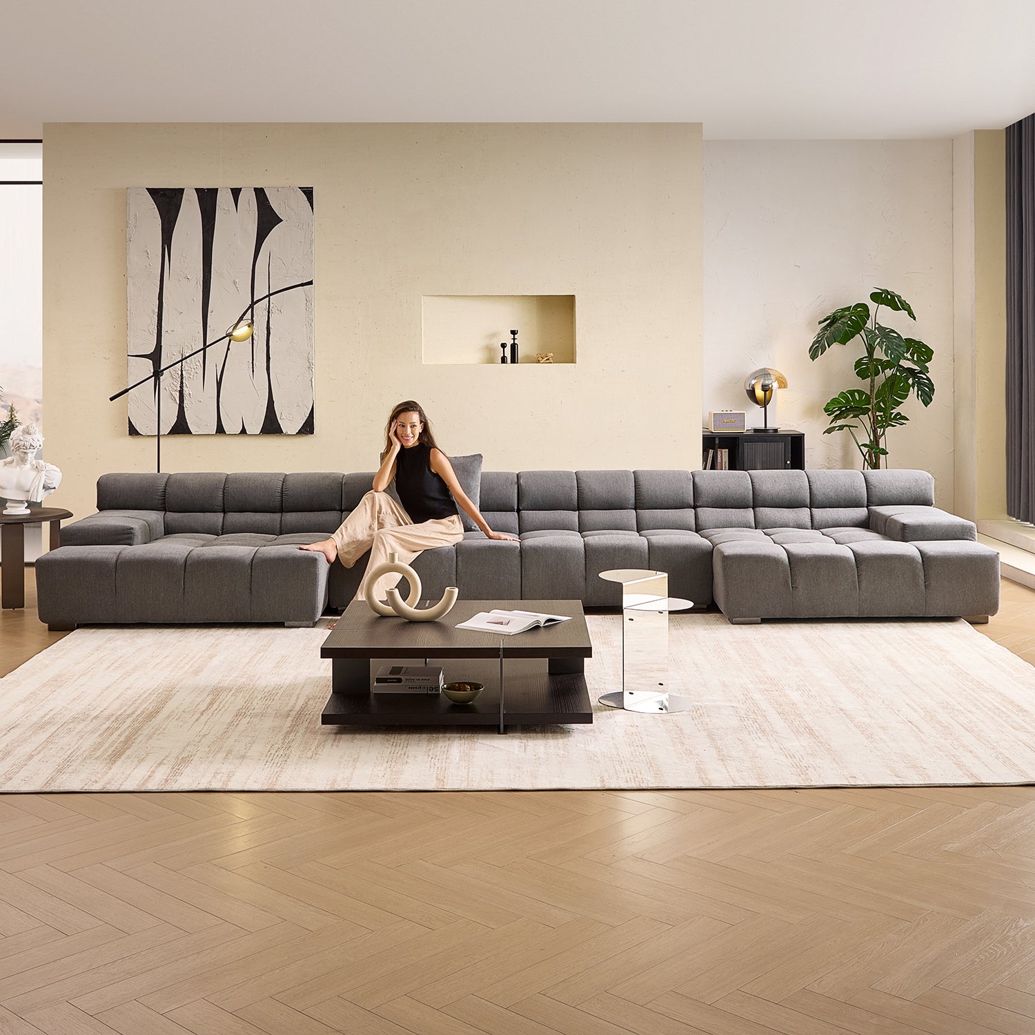 Amora U Sectional Low Arm - Mario Capasa