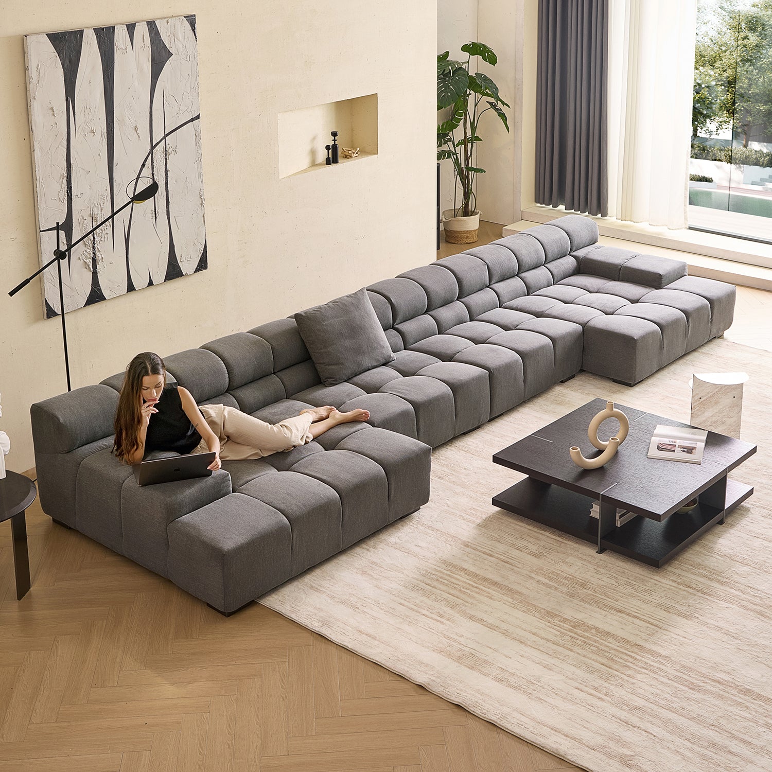 Amora U Sectional Low Arm - Mario Capasa