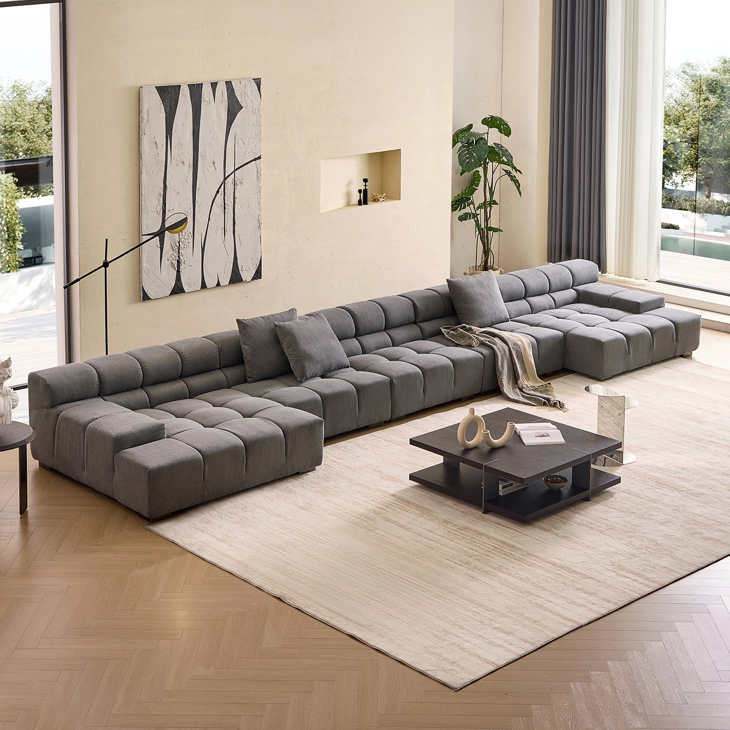 Amora U Sectional Low Arm - Mario Capasa