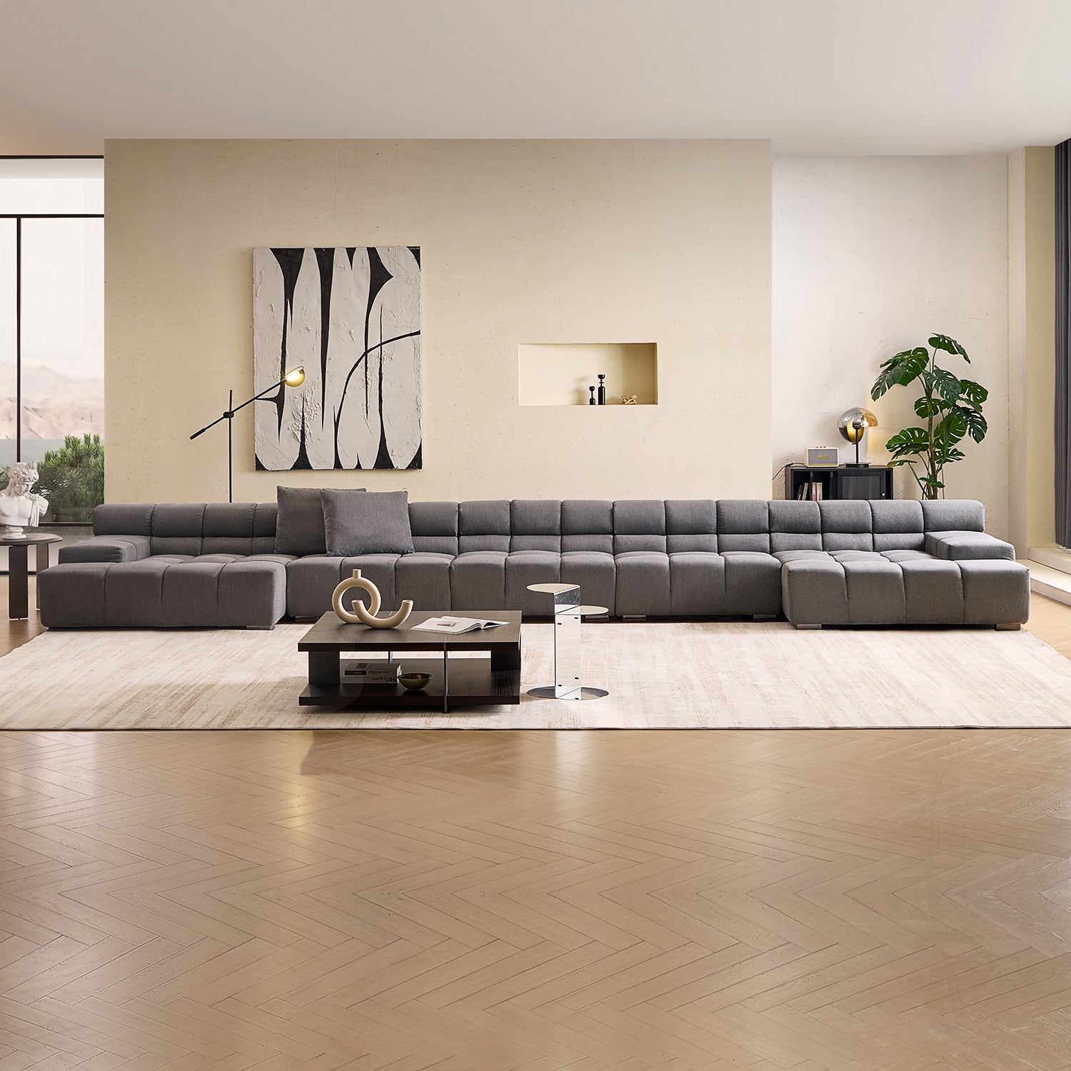 Amora U Sectional Low Arm - Mario Capasa