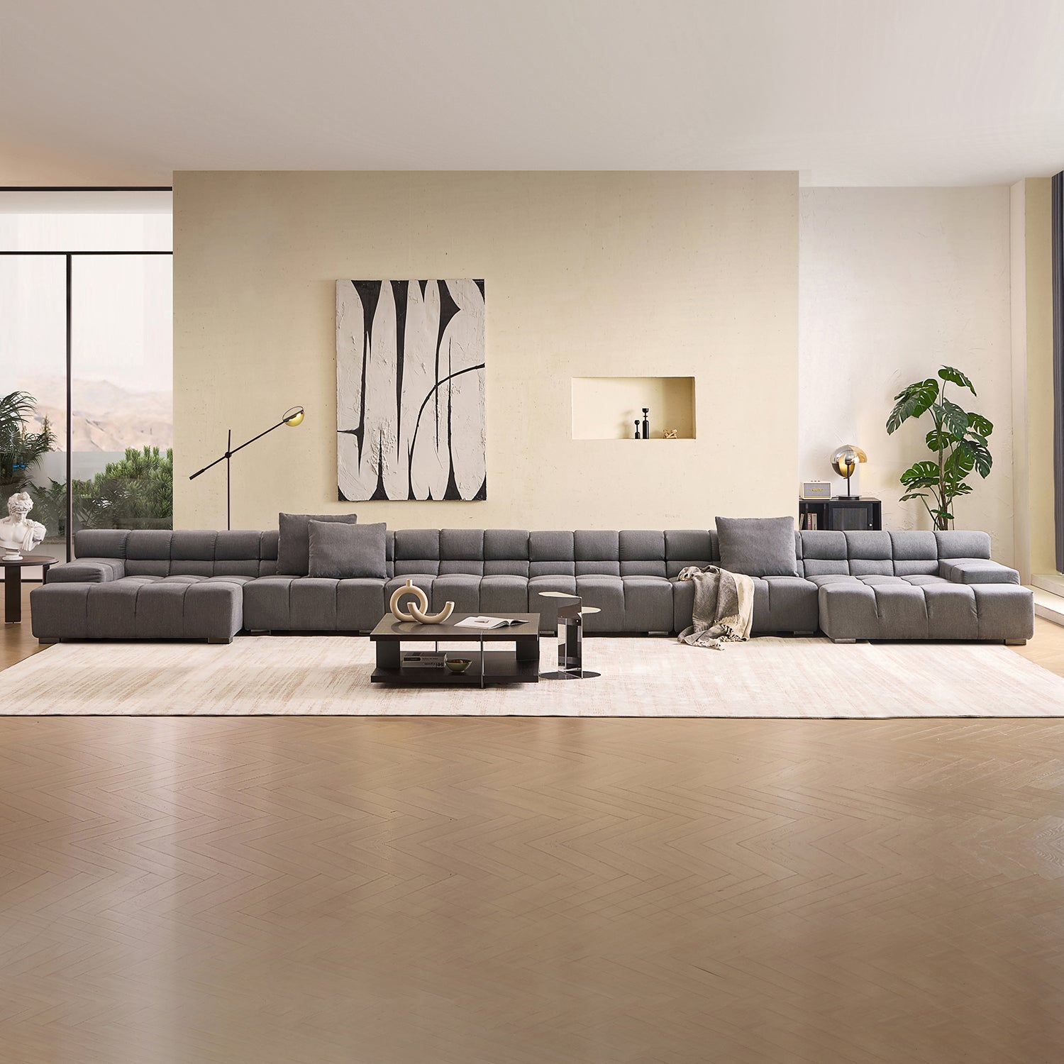 Amora U Sectional Low Arm - Mario Capasa