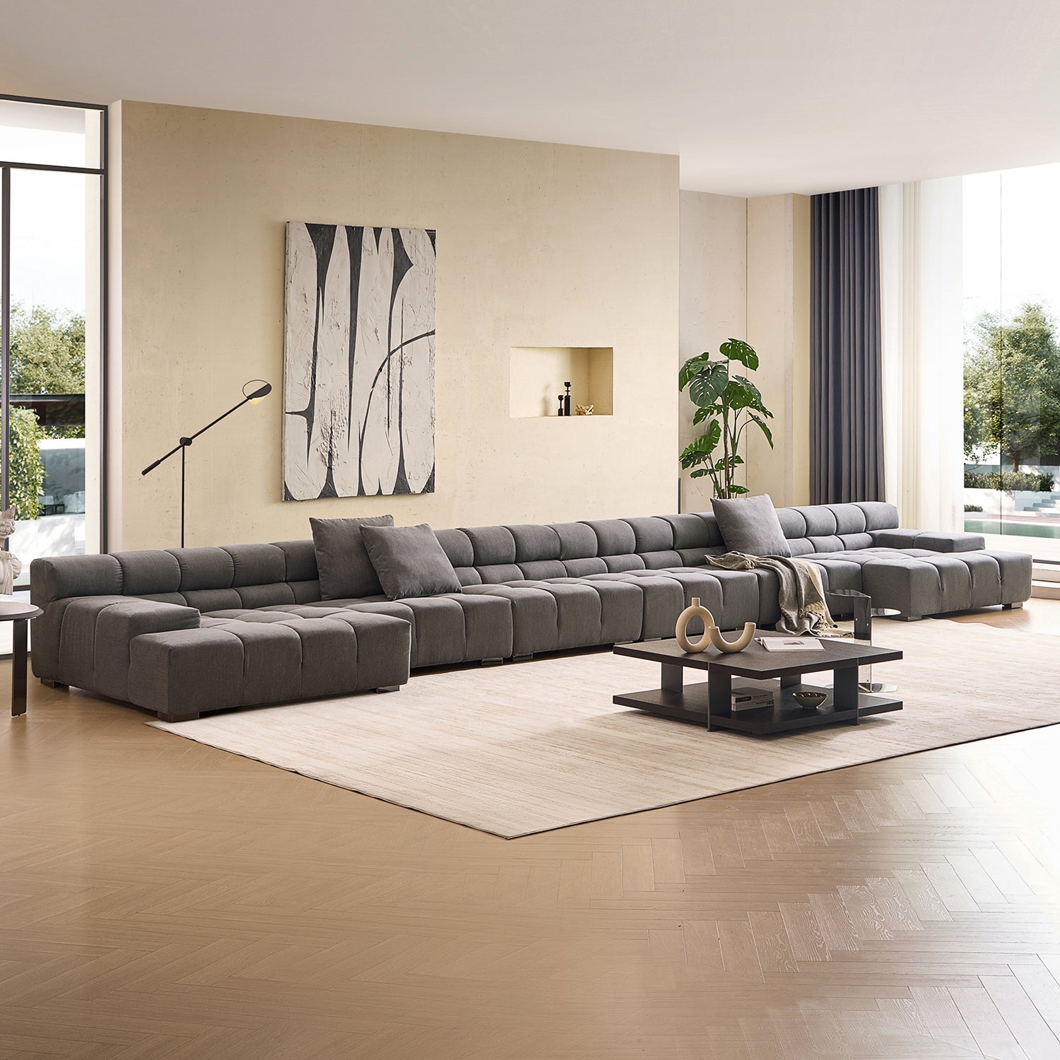 Amora U Sectional Low Arm - Mario Capasa