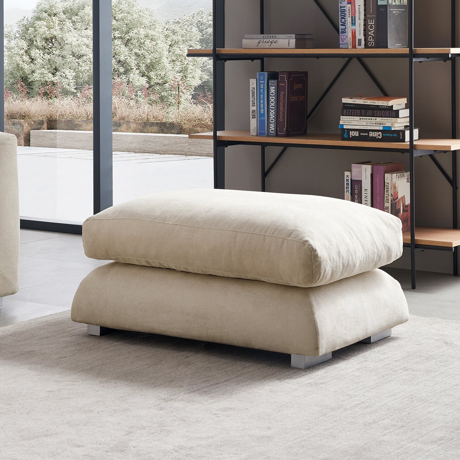 Feathers Ottoman - Mario Capasa