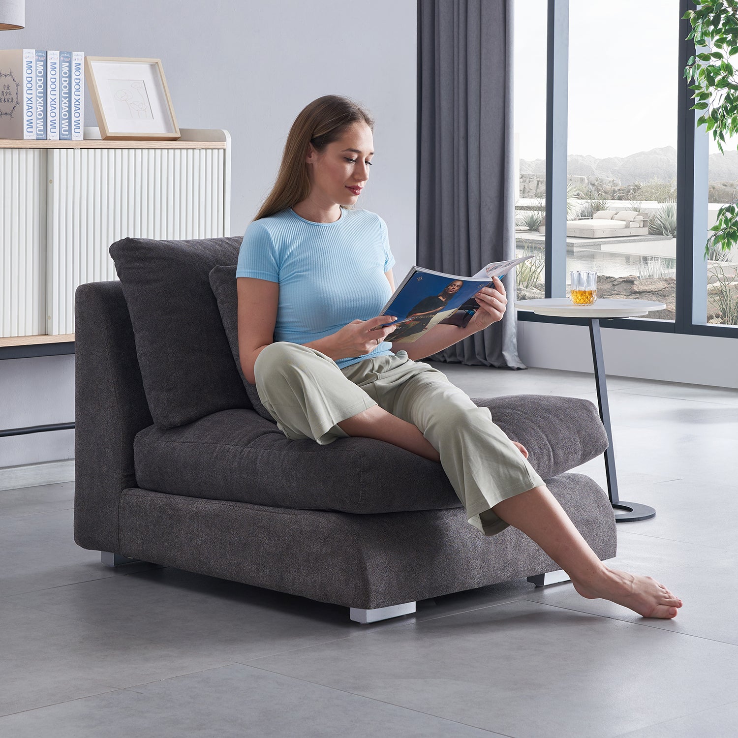 Feathers 1-Seater - Armless - Mario Capasa