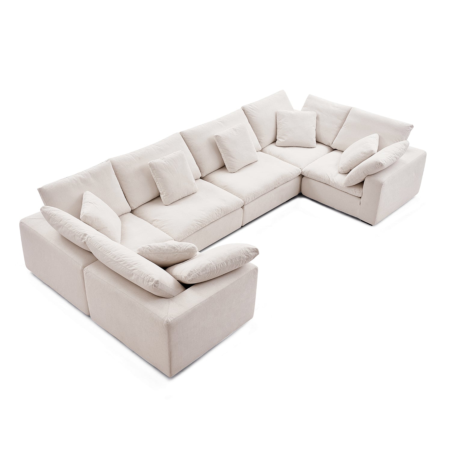 Malibu Cloud U Closed Sectional - Mario Capasa