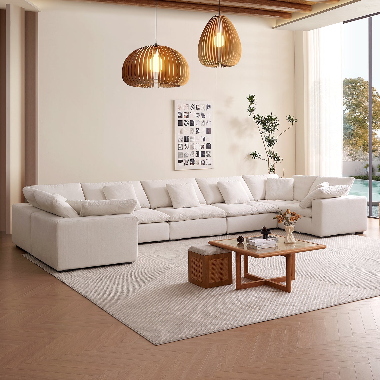 Malibu Cloud U Closed Sectional - Mario Capasa