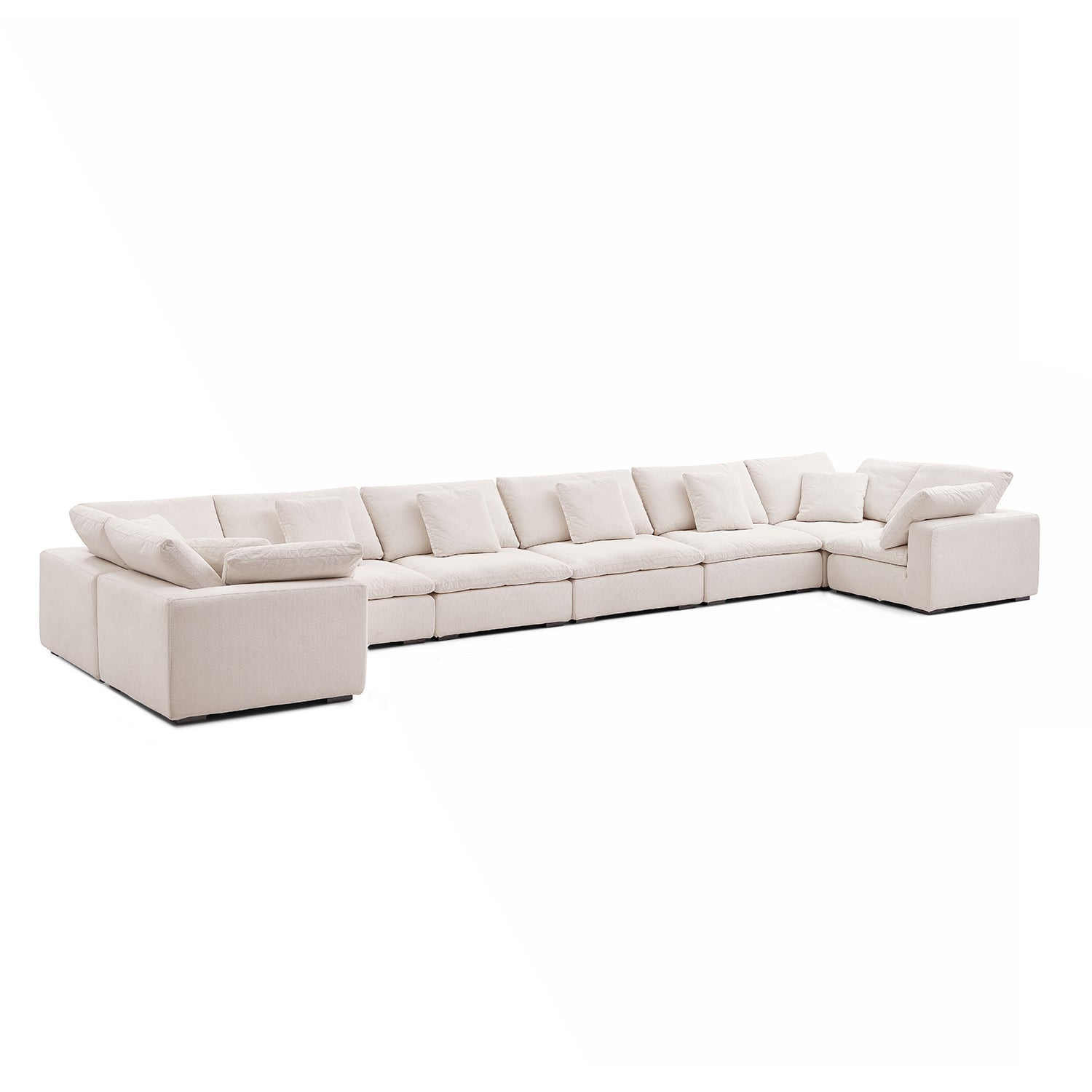 Malibu Cloud U Closed Sectional - Mario Capasa