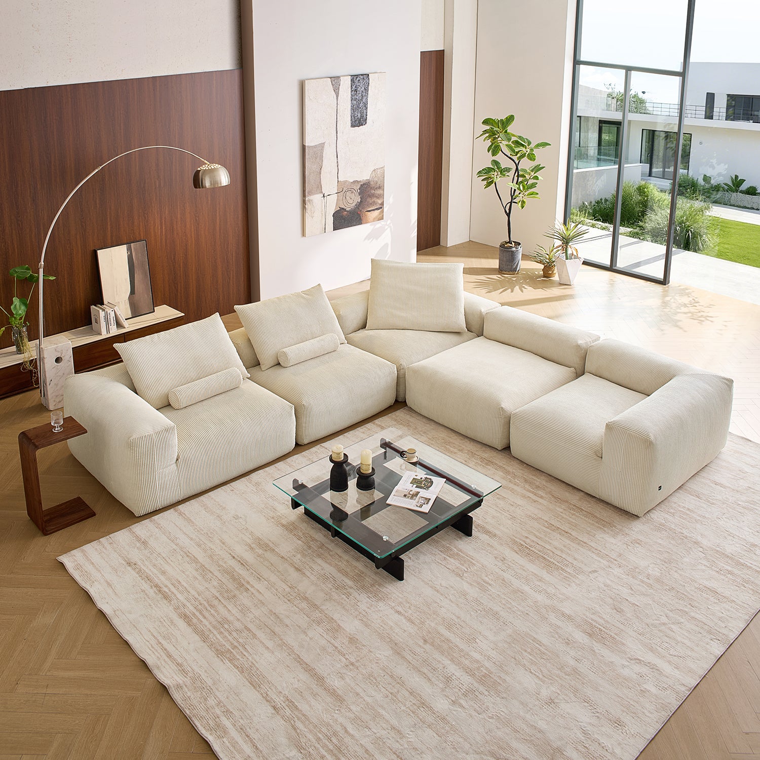 Mellow Closed L Sectional - Mario Capasa