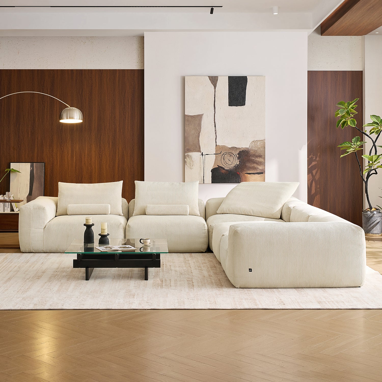 Mellow Closed L Sectional - Mario Capasa