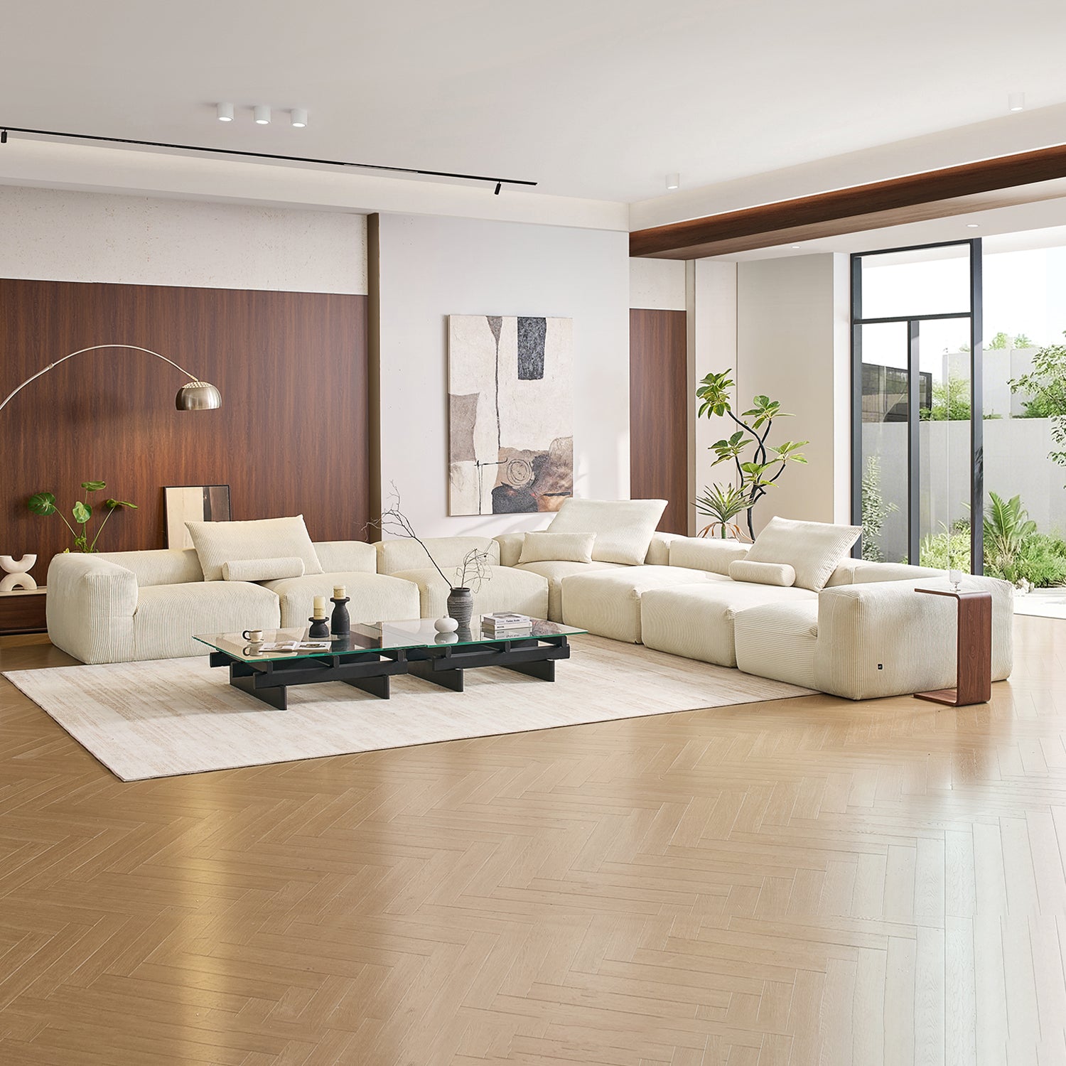 Mellow Closed L Sectional - Mario Capasa