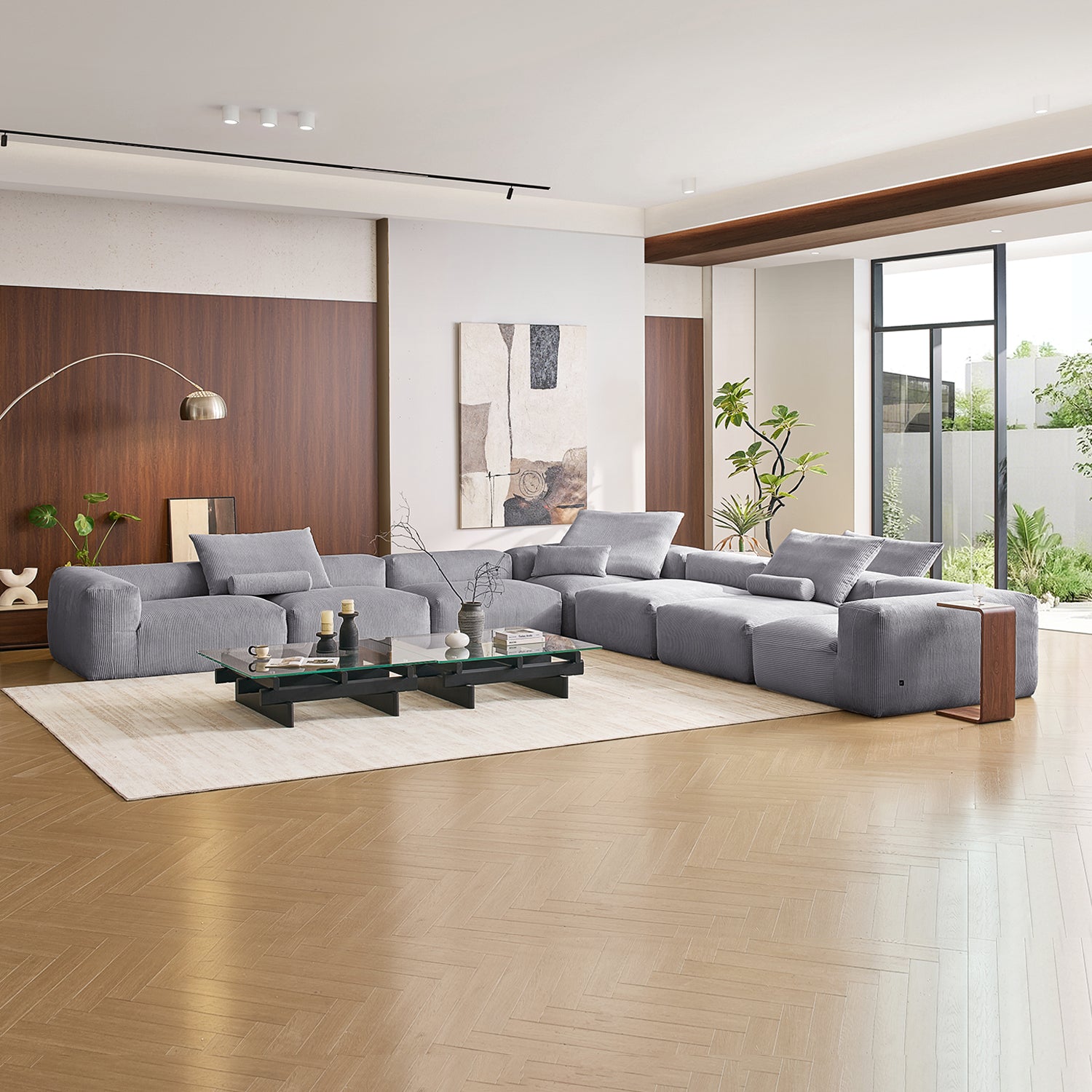 Mellow Closed L Sectional - Mario Capasa