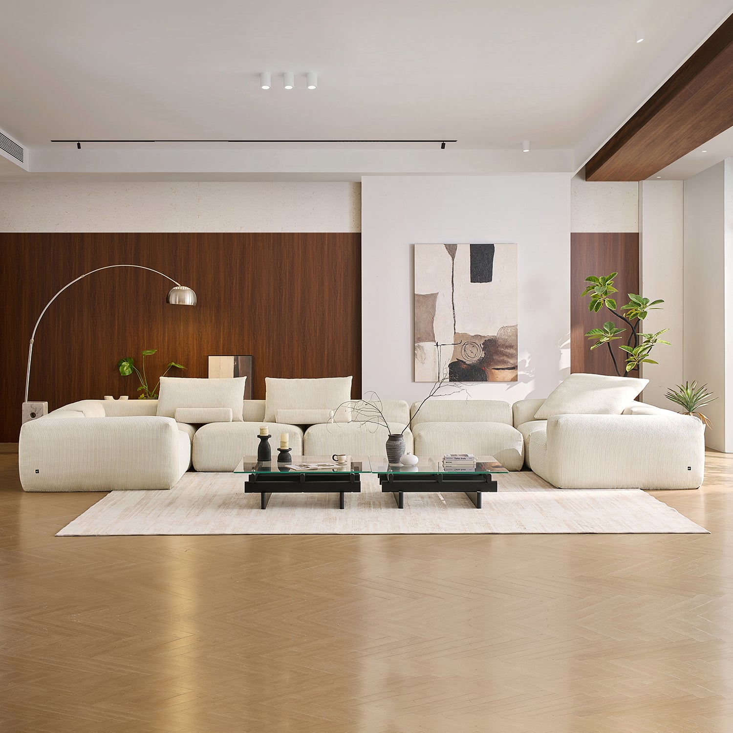 Mellow Closed U Sectional - Mario Capasa