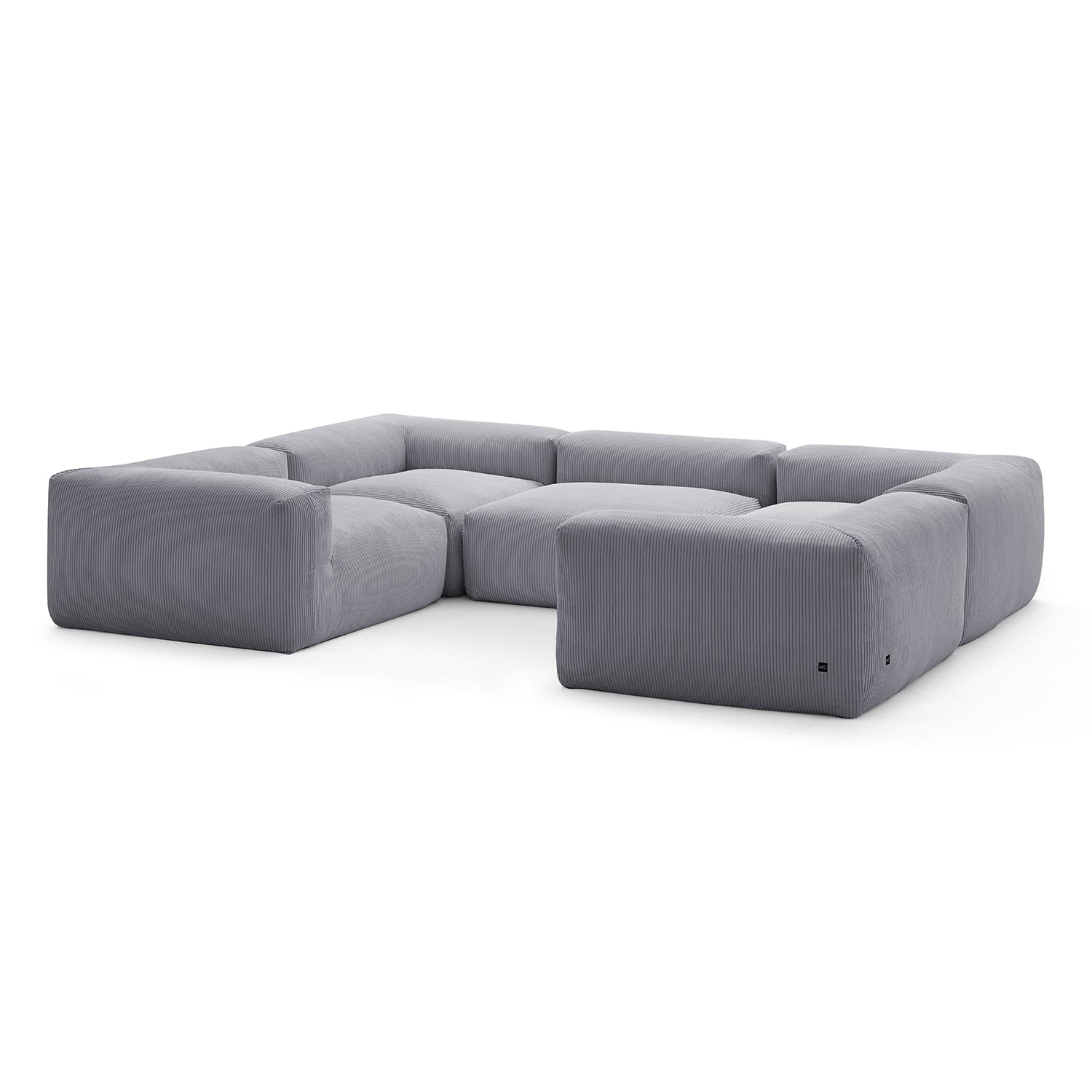 Mellow Extra Deep Closed U Sectional - Mario Capasa