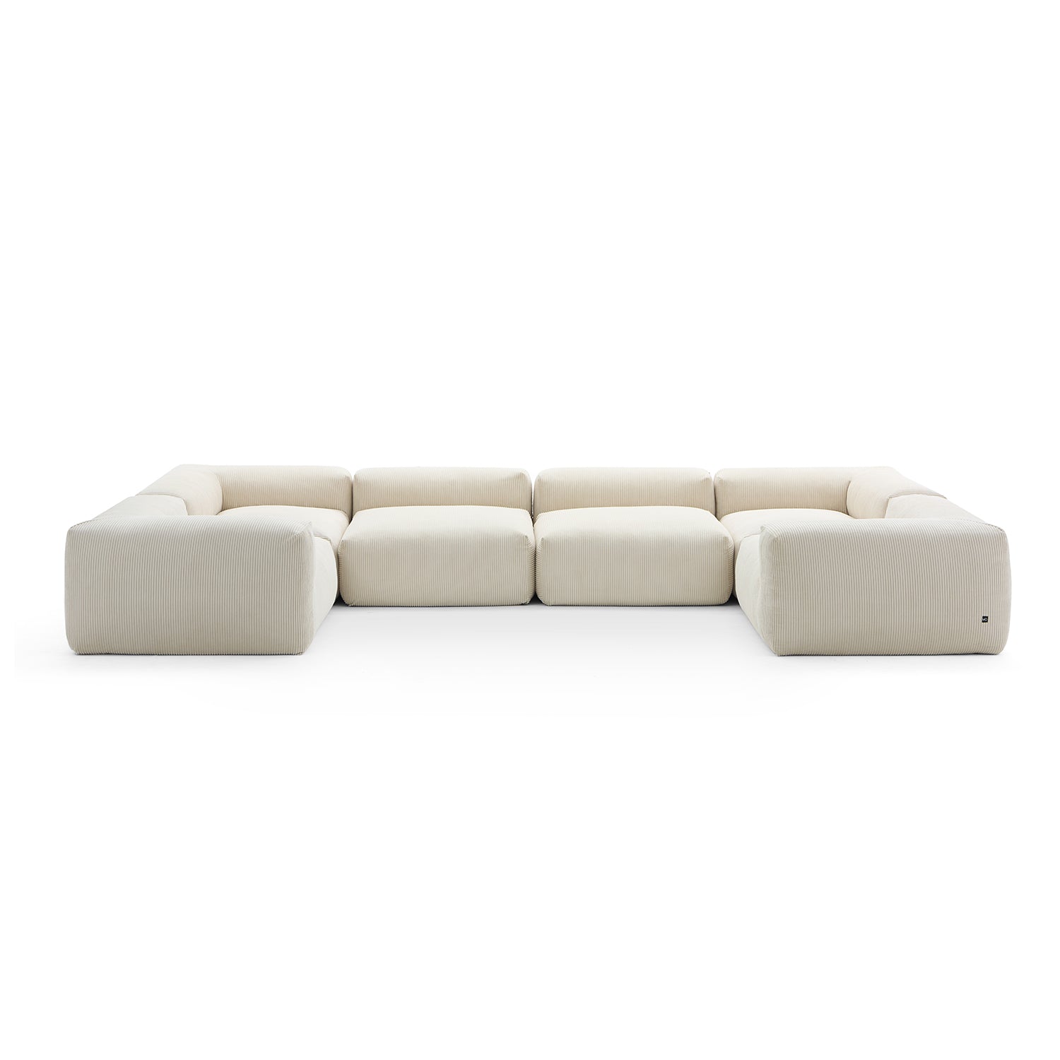 Mellow Extra Deep Closed U Sectional - Mario Capasa