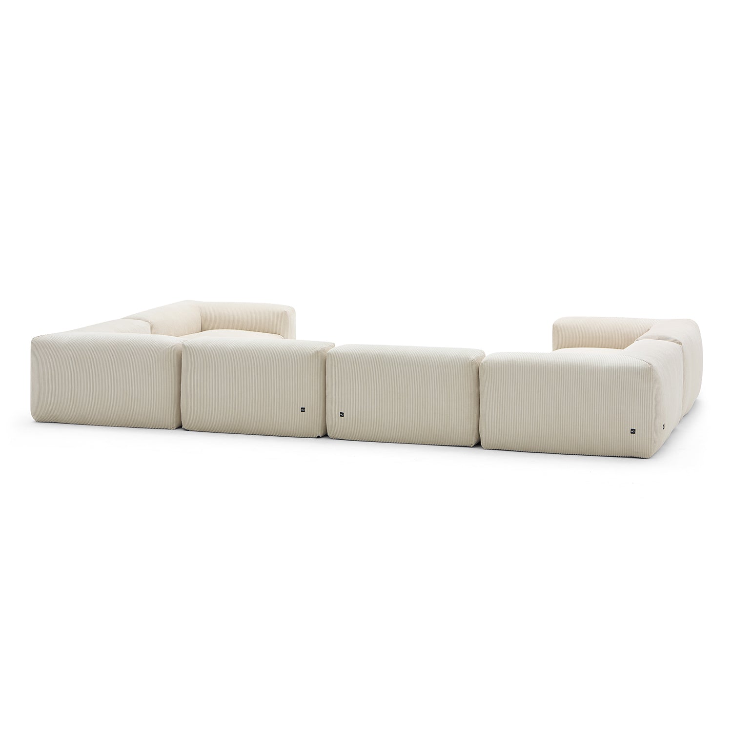 Mellow Extra Deep Closed U Sectional - Mario Capasa
