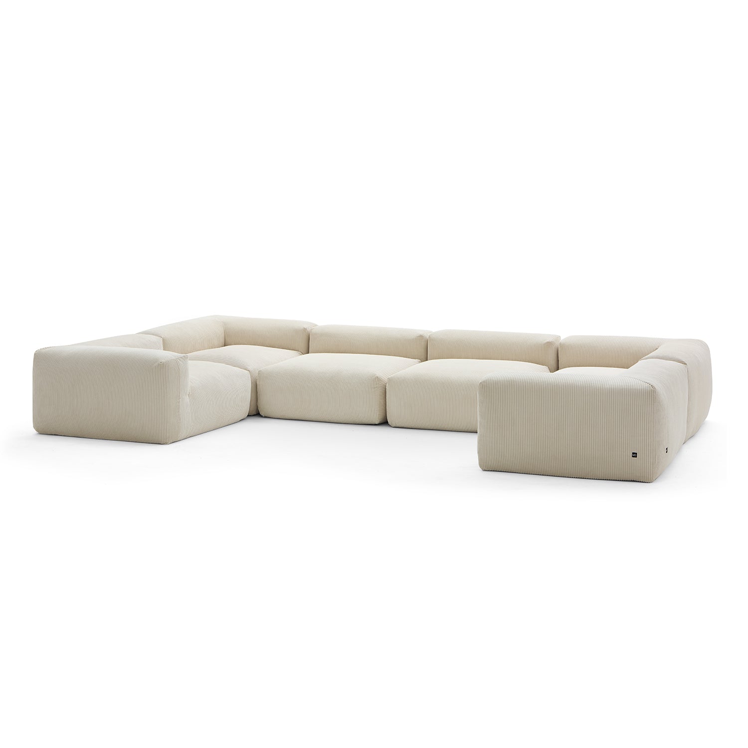Mellow Extra Deep Closed U Sectional - Mario Capasa