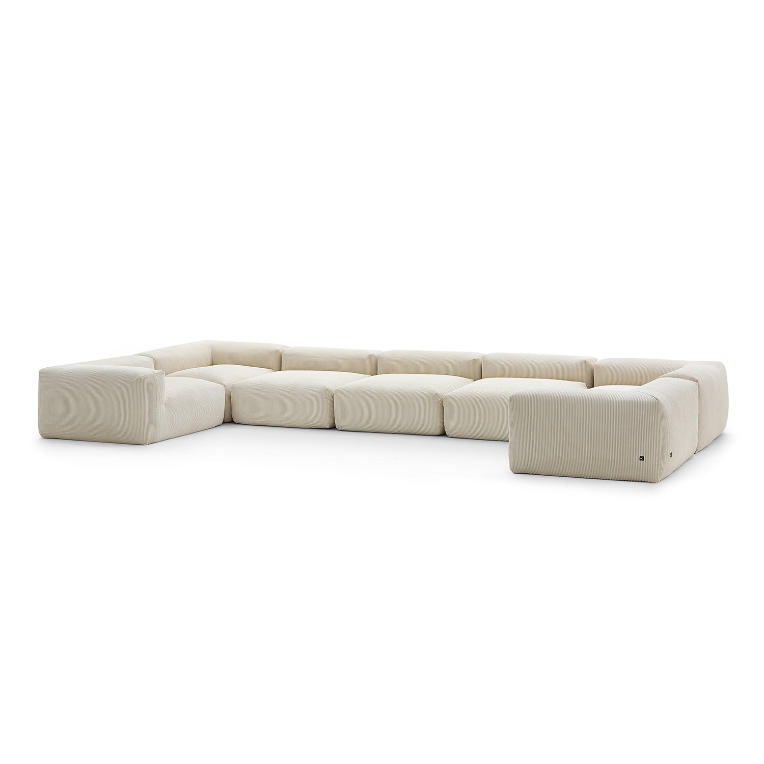Mellow Extra Deep Closed U Sectional - Mario Capasa