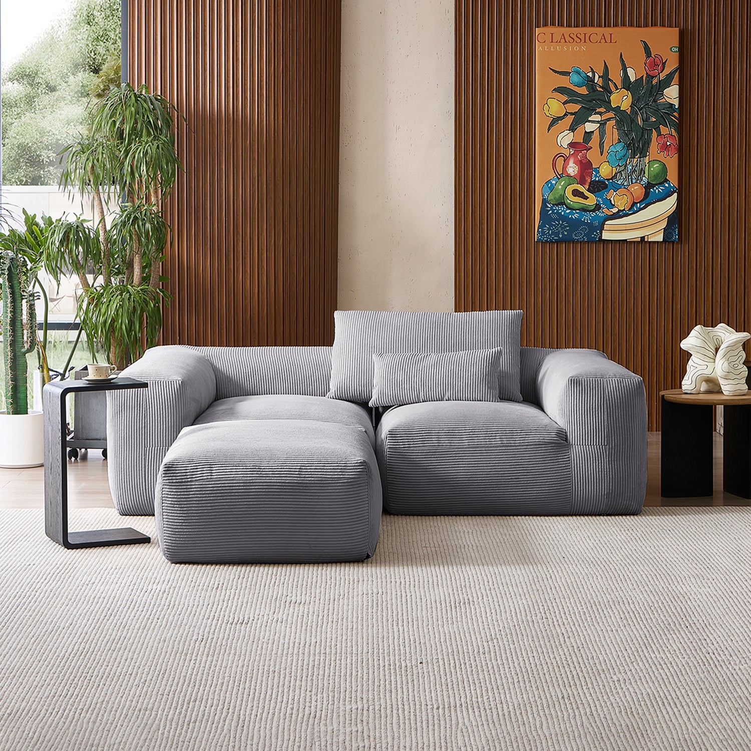 Mellow Extra Deep Sectional with Ottoman
